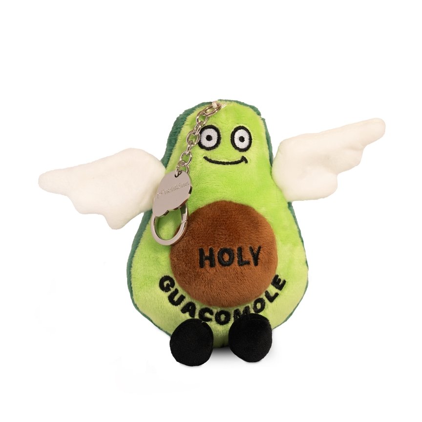 New Guacamole Avocado Plush Bag Charm Keychain