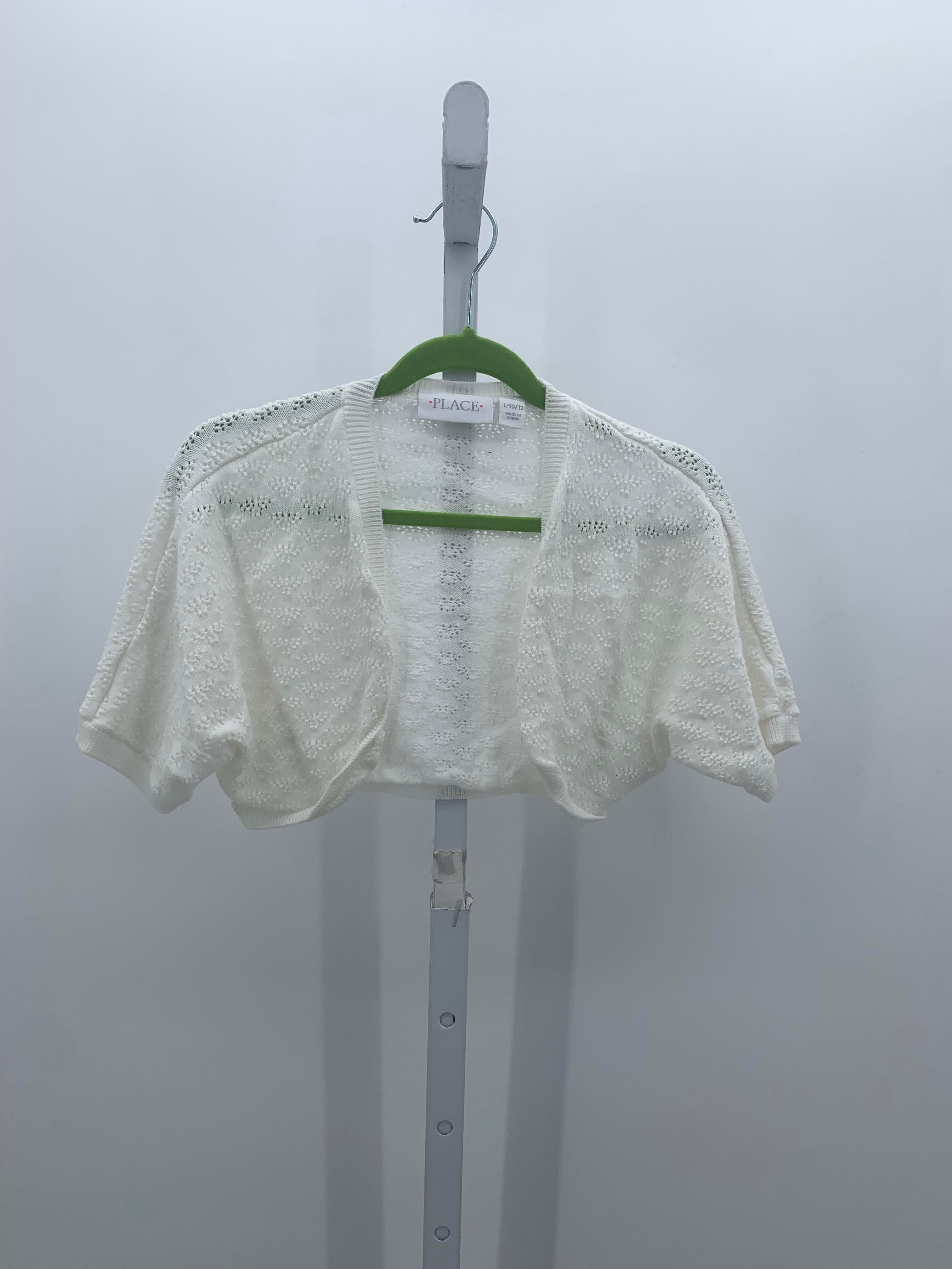 Children's Place Size 10-12 Girls Short Sleeve Sweater