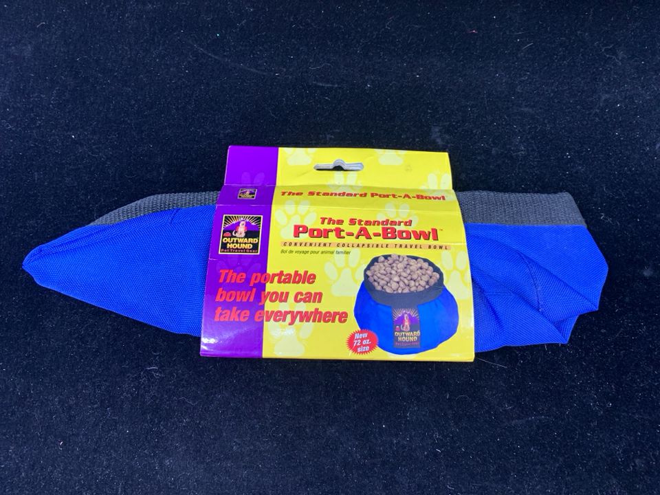 NIP PORT A BOWL- TRAVEL FOLDING BOWL.