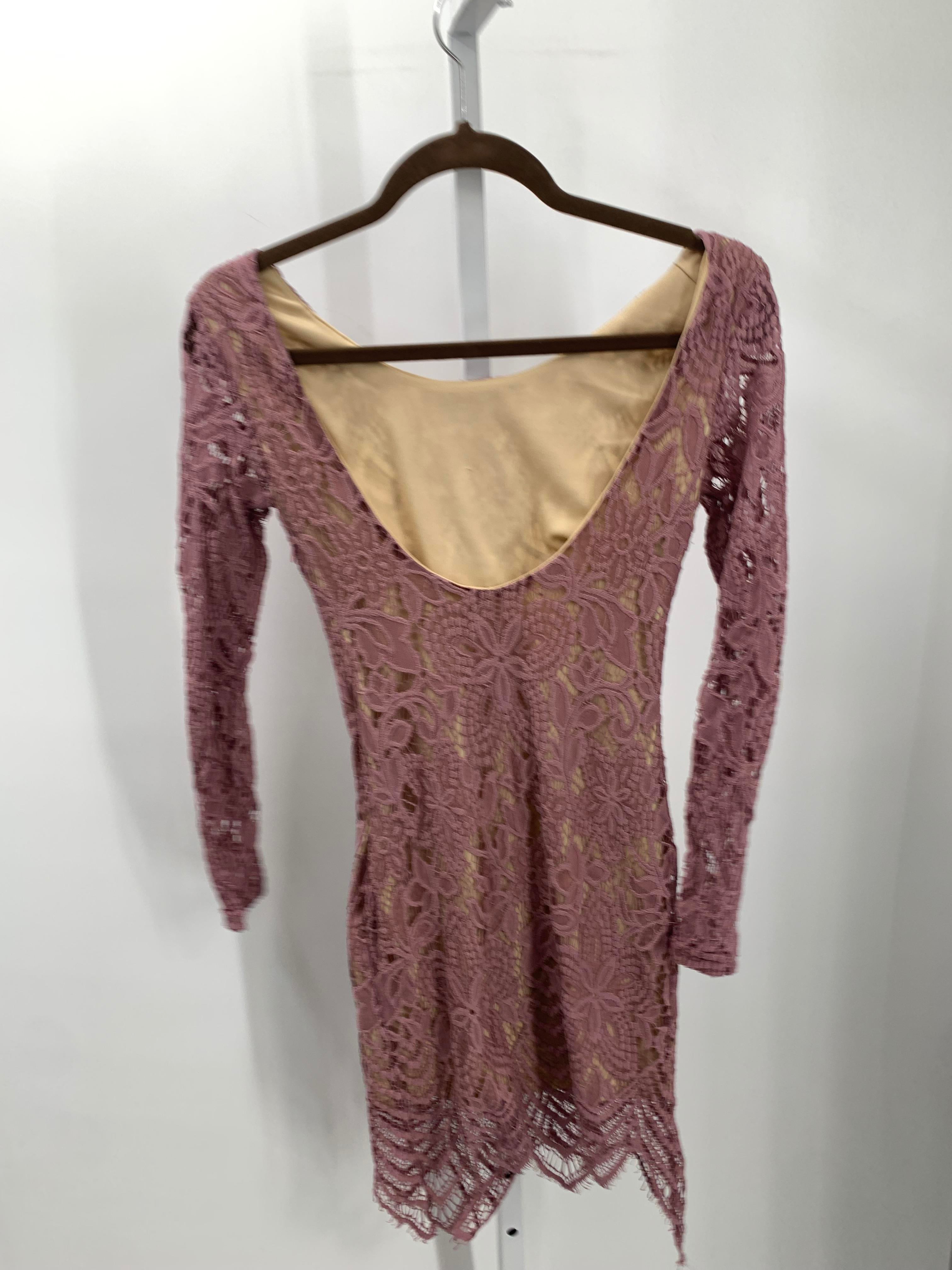 Size Small Juniors Long Sleeve Dress
