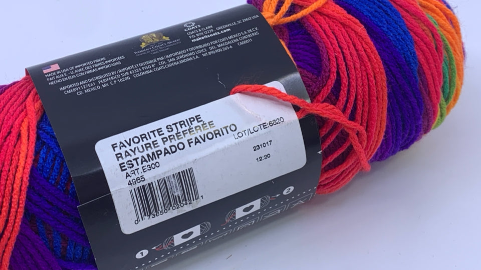 RAINBOW YARN.
