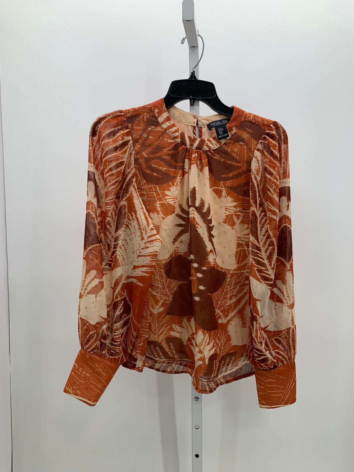 Rachel Zoe Size Medium Misses Long Sleeve Shirt