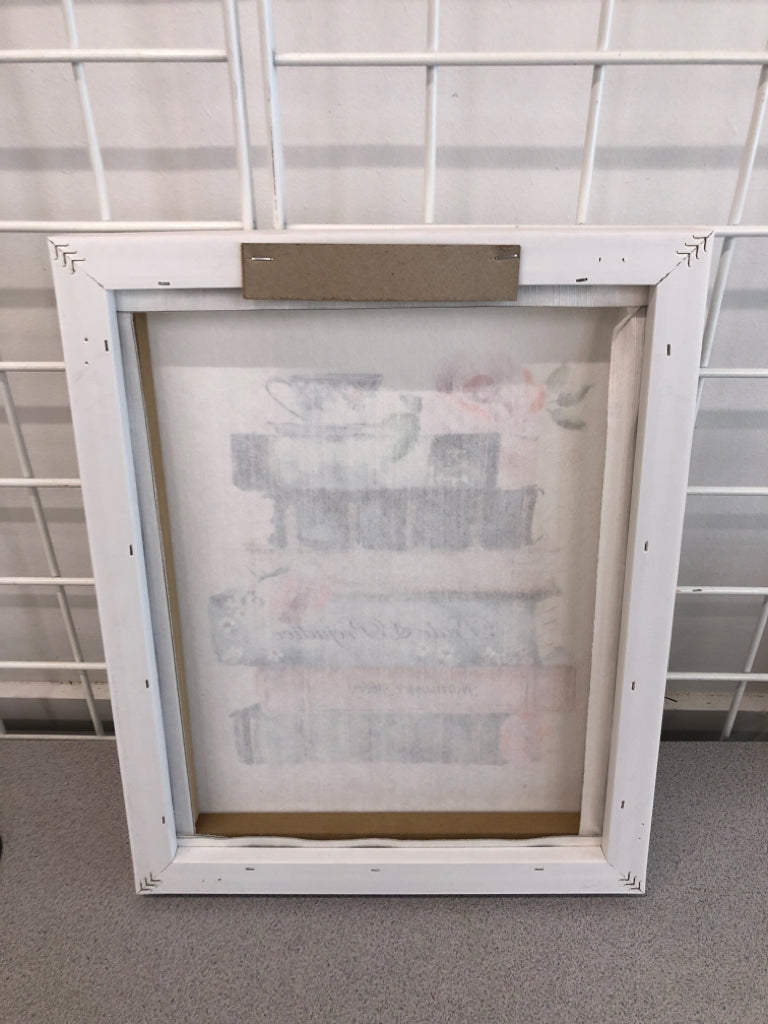 PRIDE & PREJUDICE BOOK STACK CANVAS.