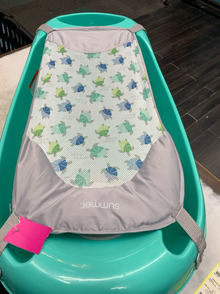 Summer Infant Splish ‘n Splash Newborn to Toddler Tub (Aqua)