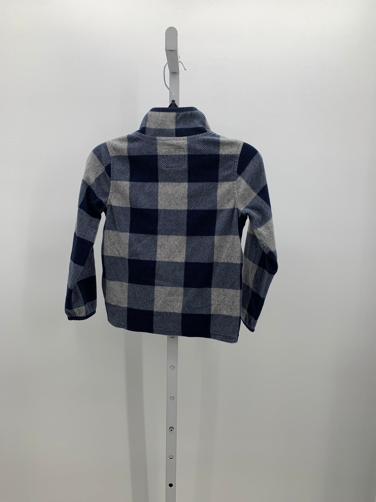GREY PLAID FLEECE