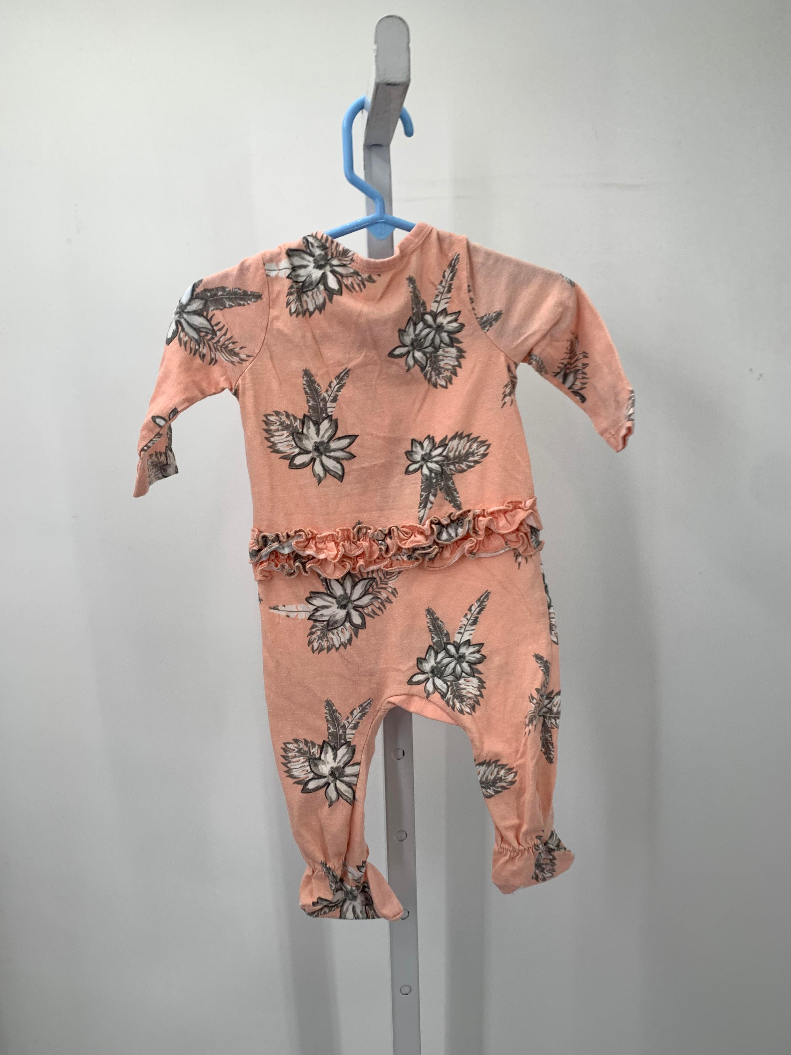 Jessica Simpson Size 3-9 Months Girls Long Slv. Romper