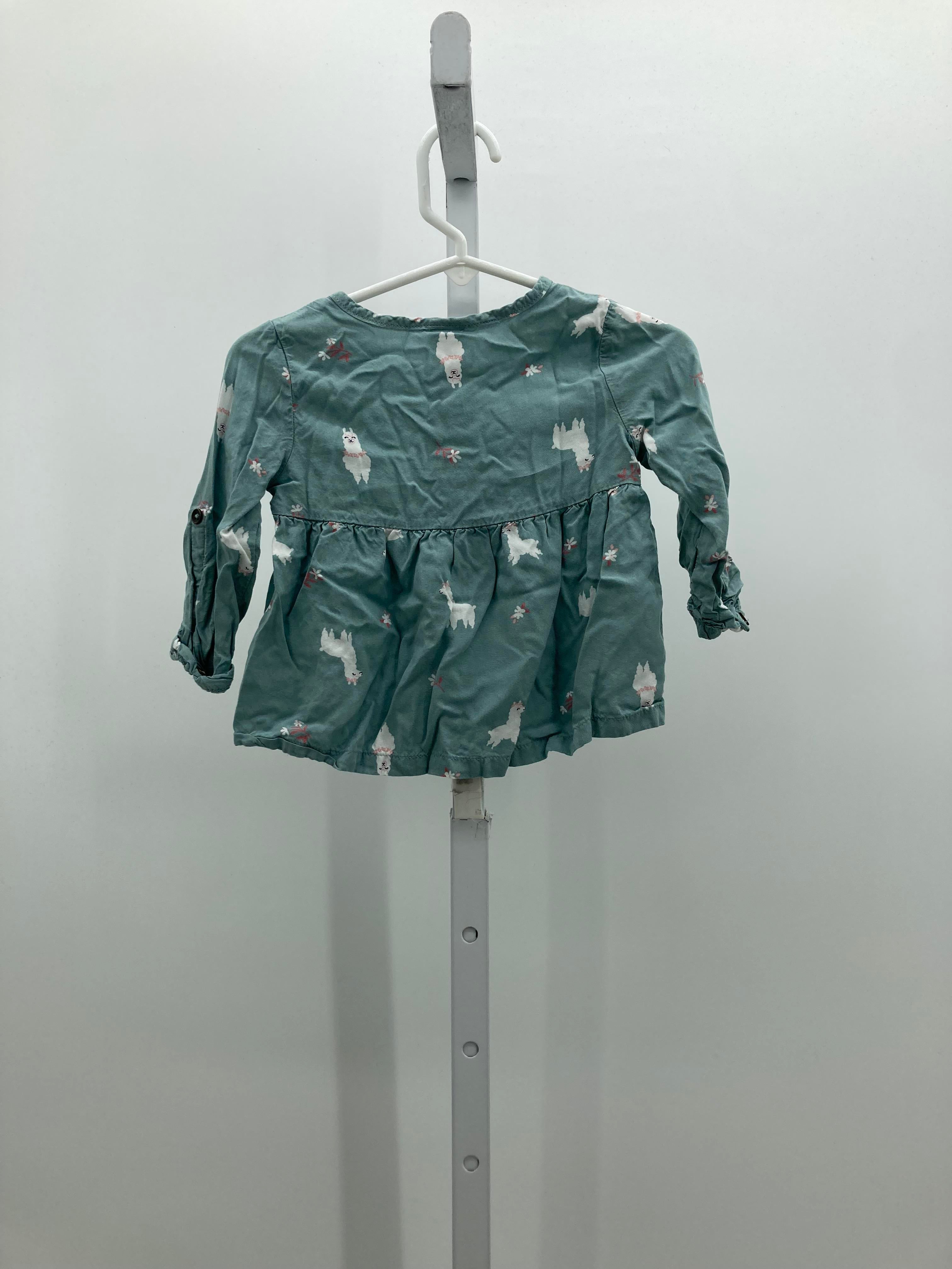 Carters Size 12 Months Girls Long Sleeve Shirt