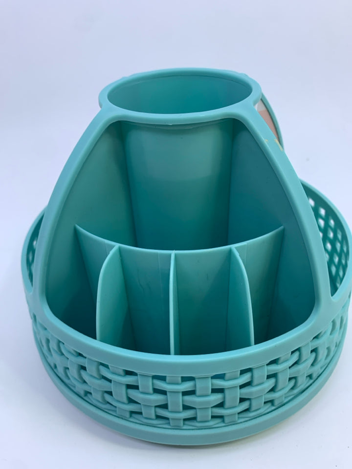 BLUE ROTATING BEAUTY ORGANIZER THINKSPACE.