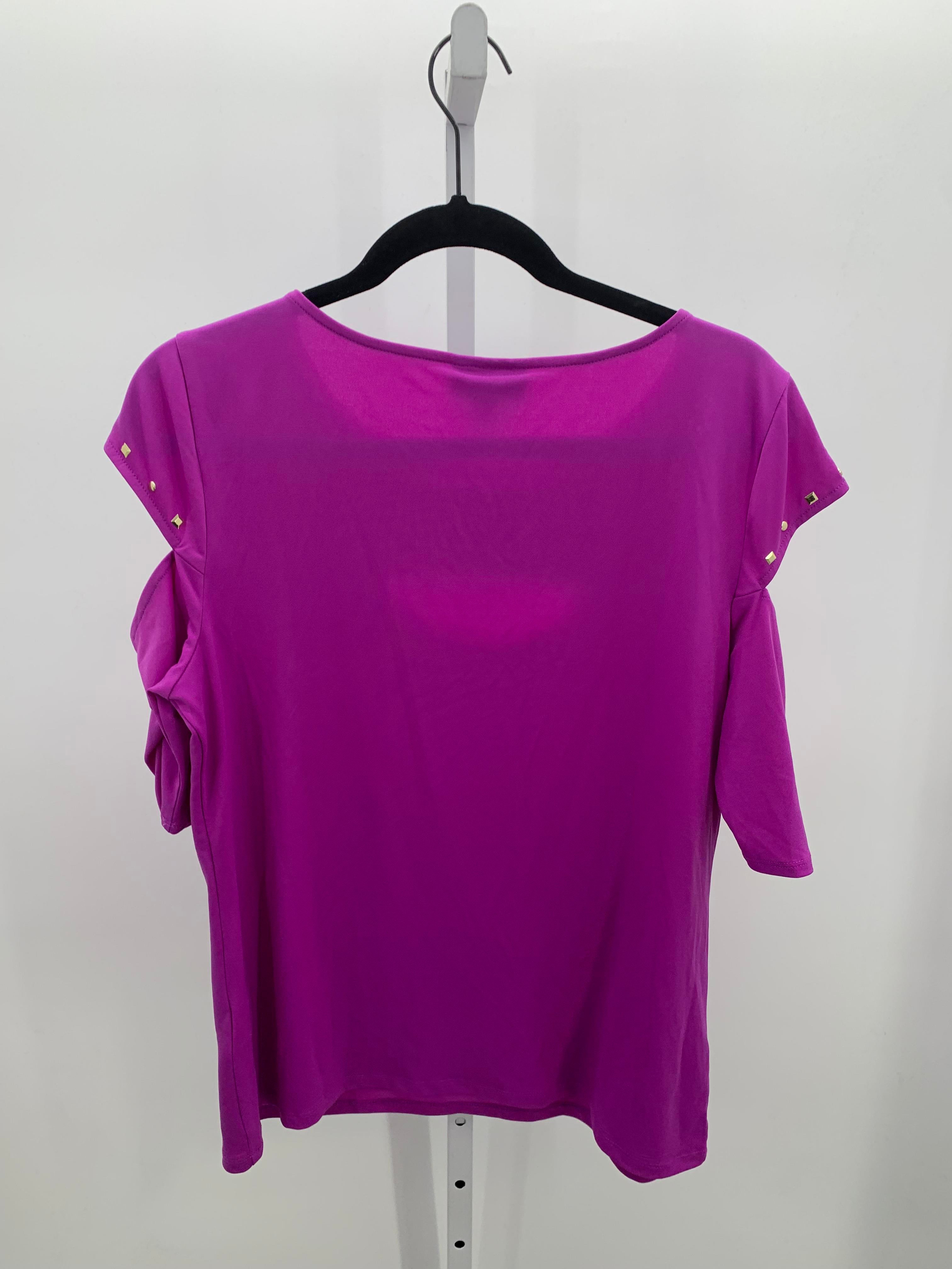 Thalia Spdi Size Large Misses Short Sleeve Shirt