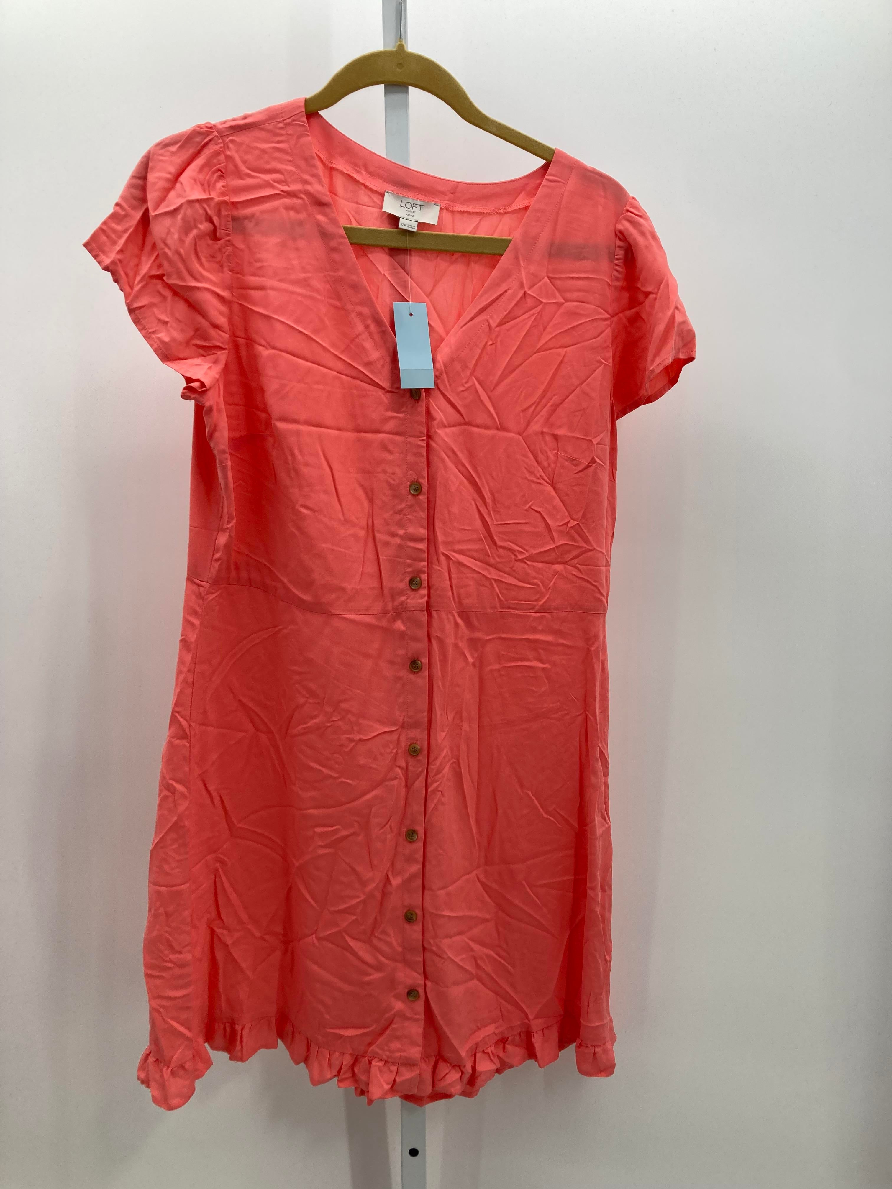 Loft Size 12 Petite Petite Short Sleeve Dress