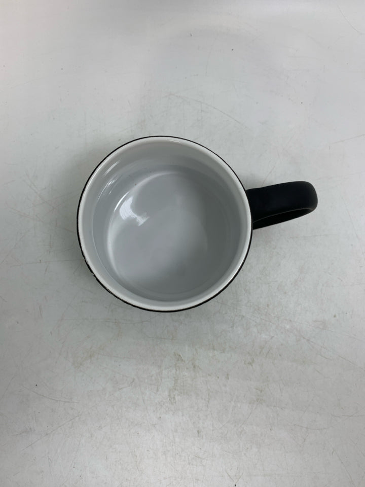 ASHLAND BLK/WHITE SPIDER WEB MUG.
