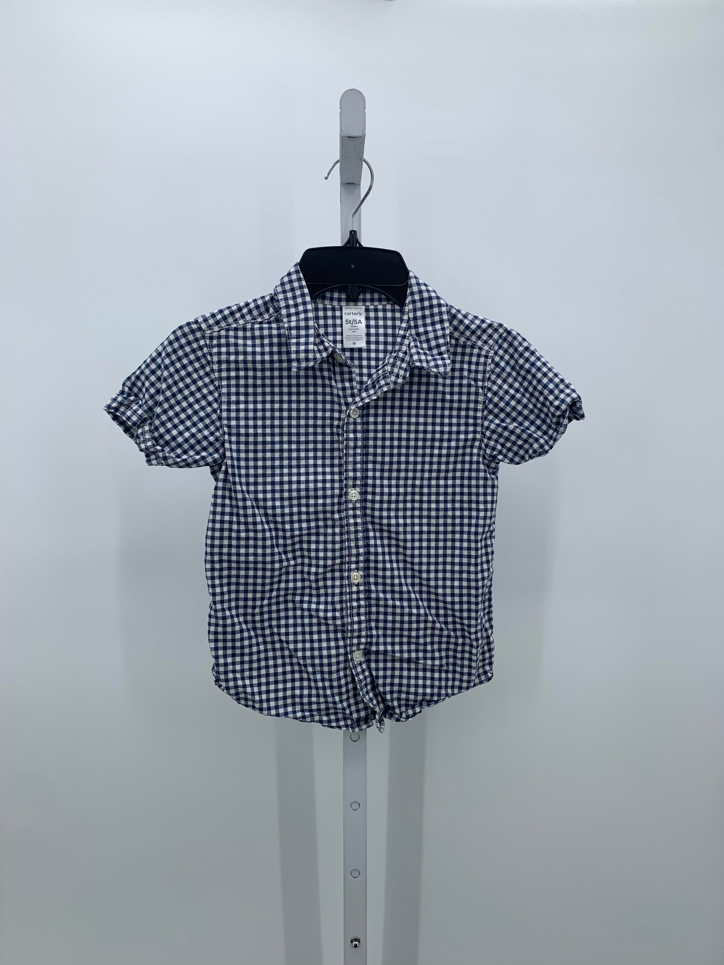 WHITE PLAID BTN DOWN