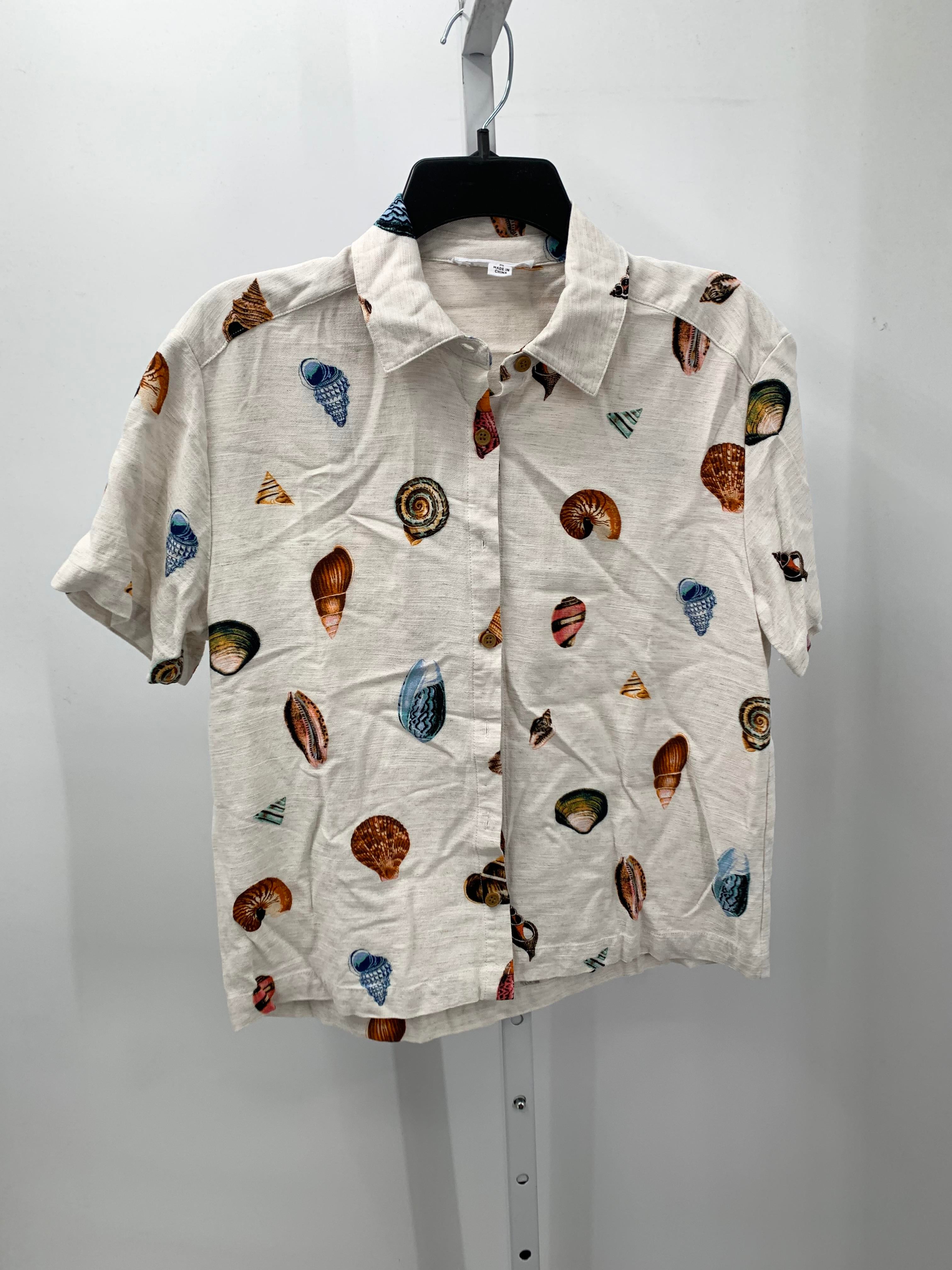 Jane + Delancey Size Medium Misses Short Sleeve Shirt