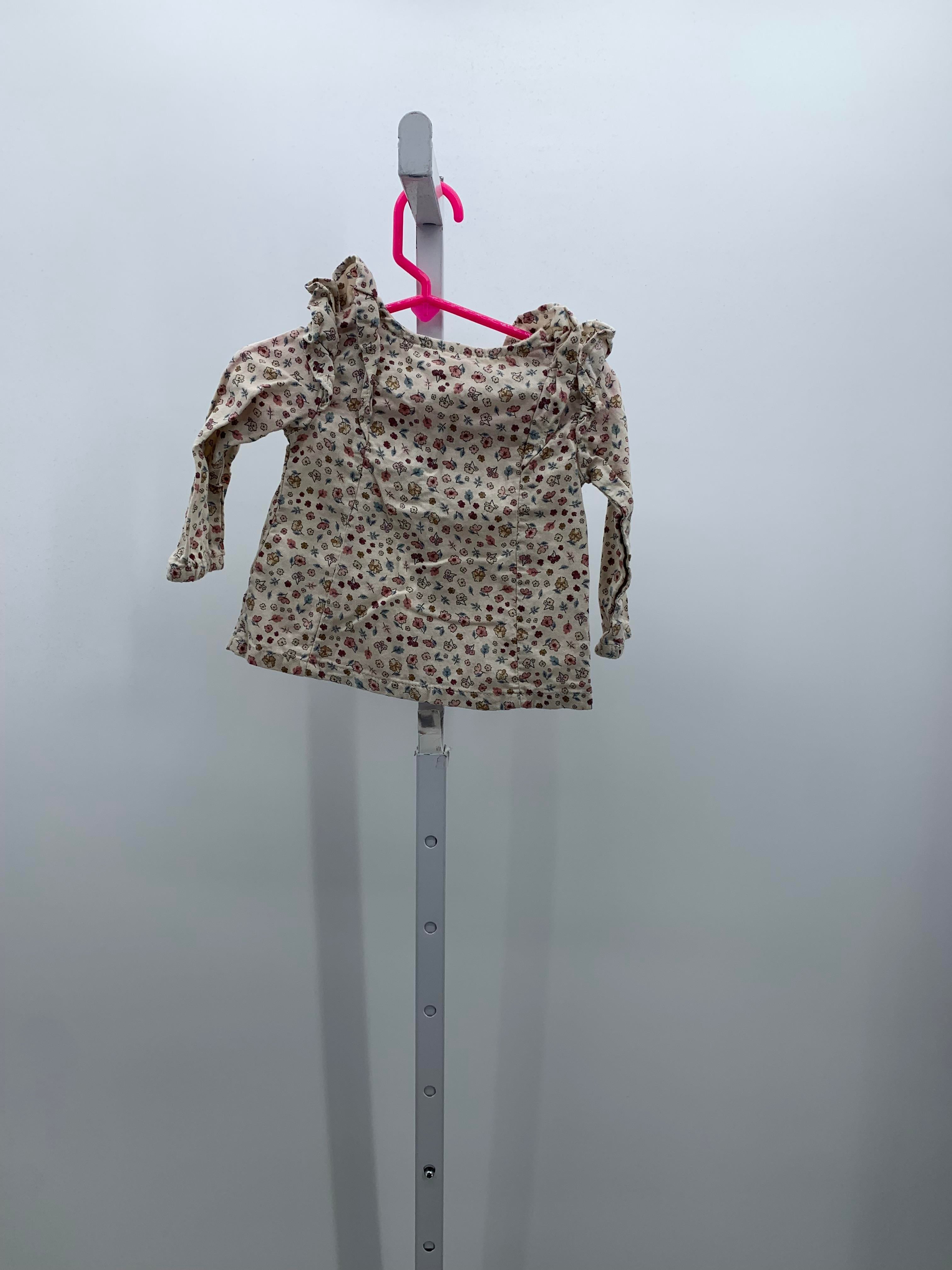Carters Size 12 Months Girls Long Sleeve Shirt