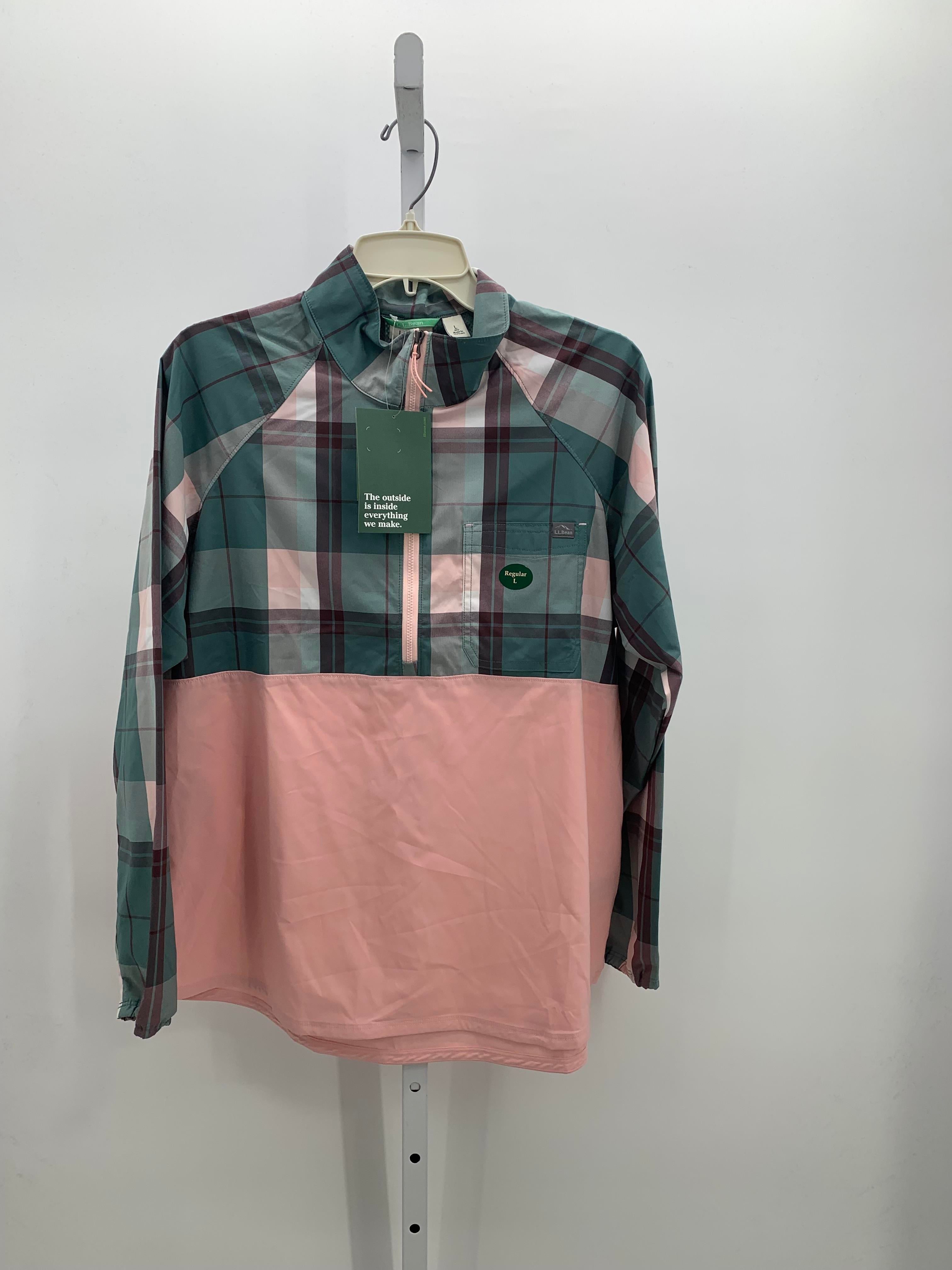 LL Bean Size Large Misses Long Sleeve Shirt