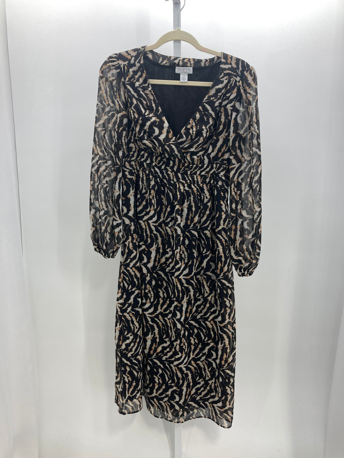 Sofia Size X Small Misses Long Sleeve Dress