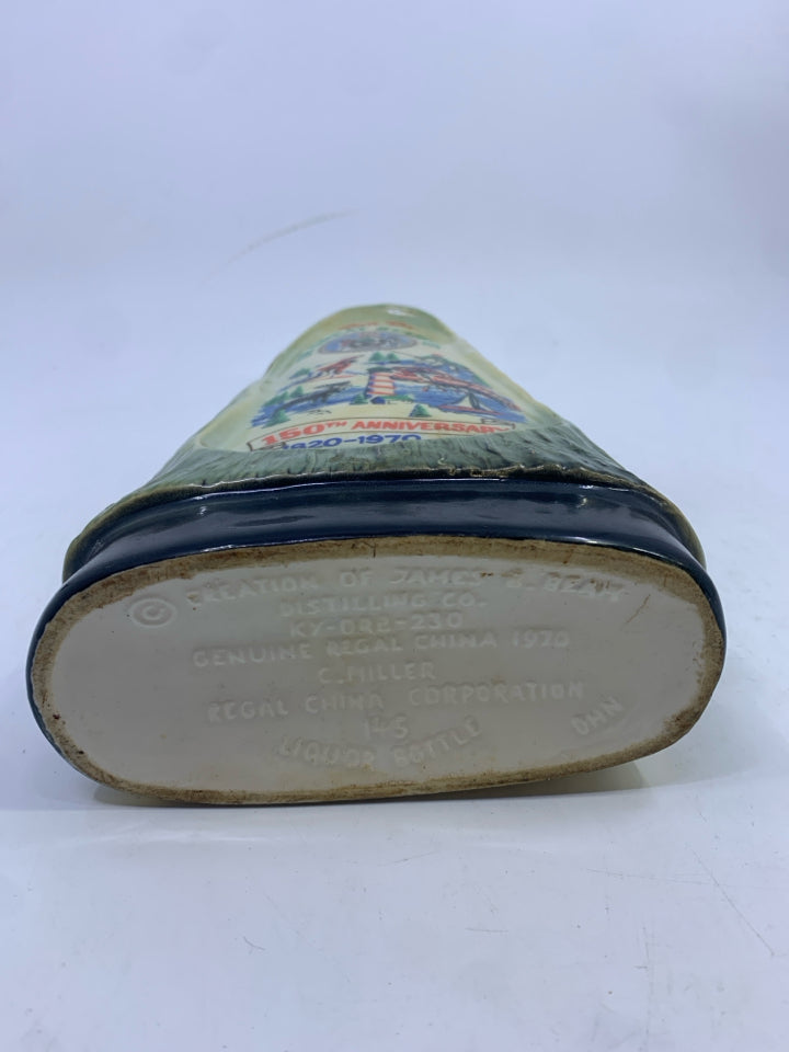 VTG MAINE JIM BEAM WHISKEY EMPTY DECANTER.