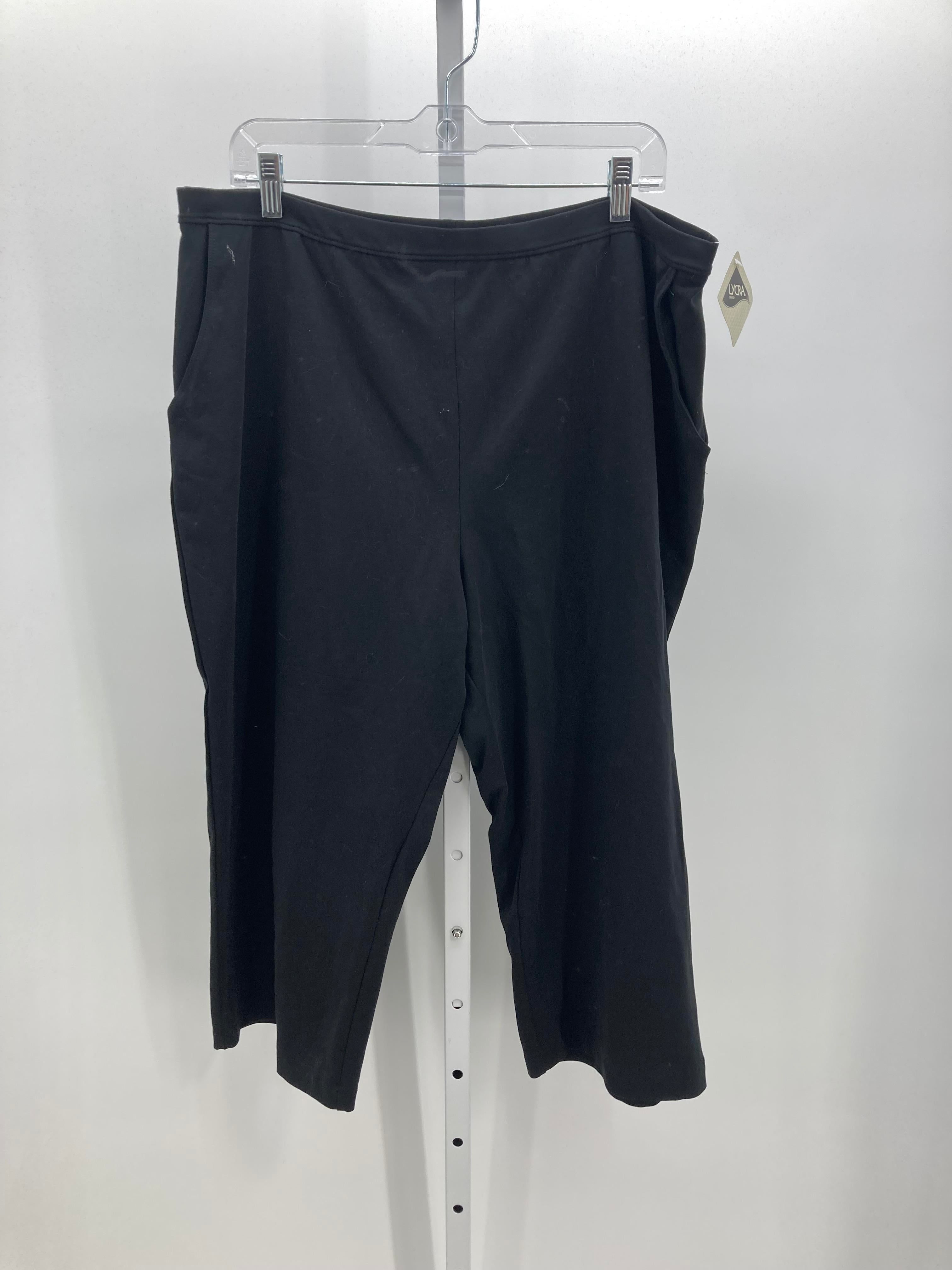LL Bean Size 1X Womens Capri Pants