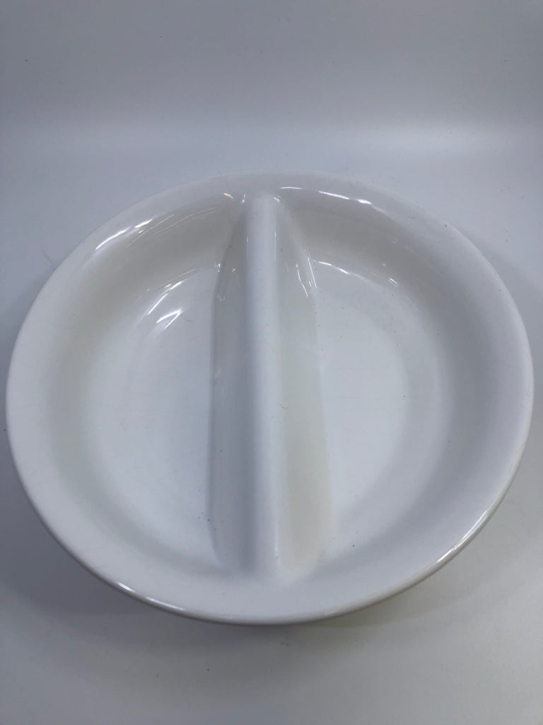 DIVIDED CERAMIC SERVING DISH.