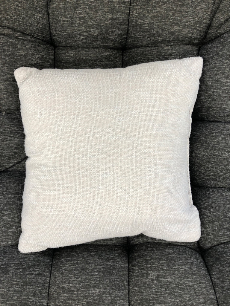 GRAY PILLOW.
