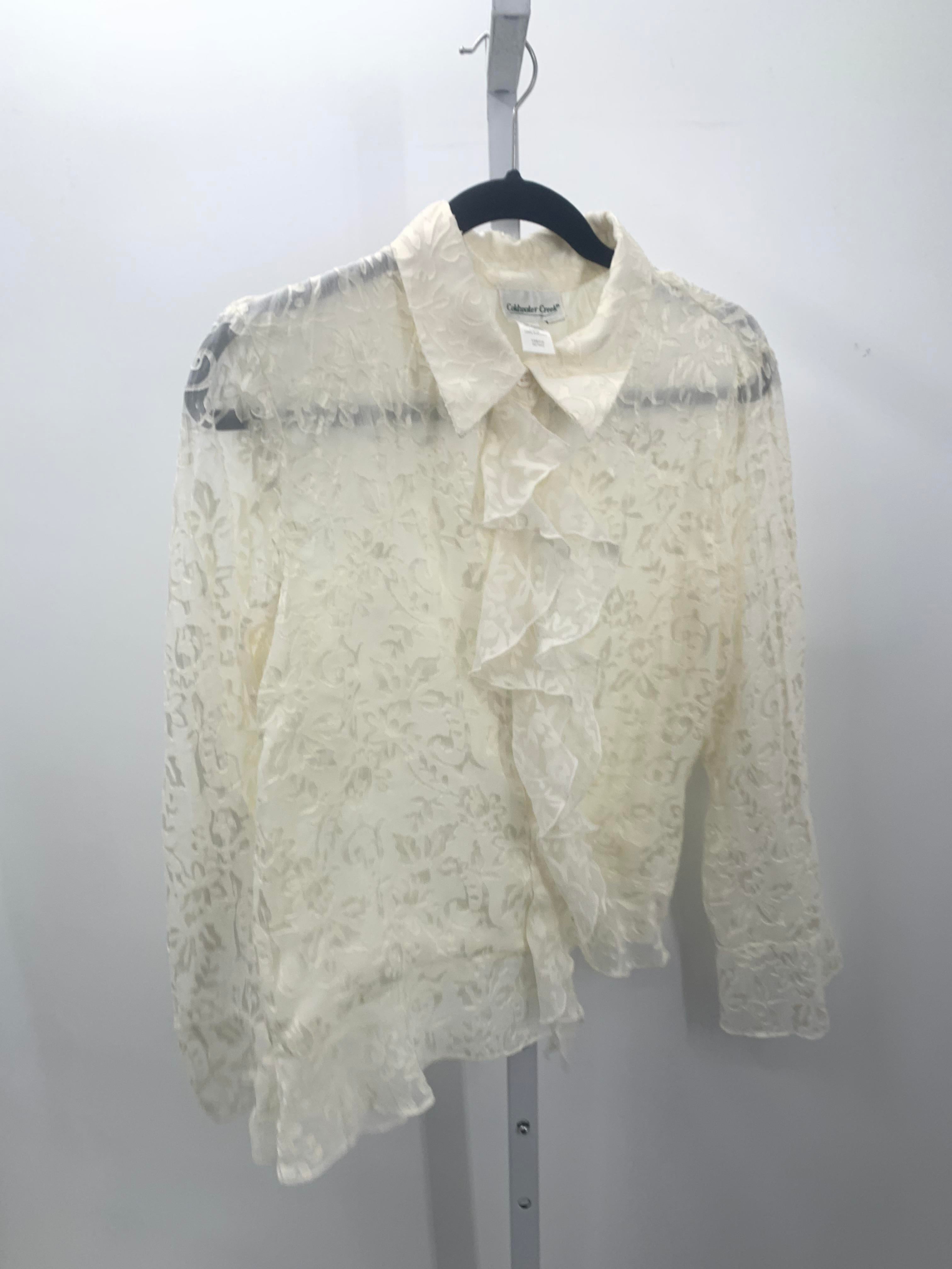 Coldwater Creek Size Large Petite Petite Long Sleeve Shirt