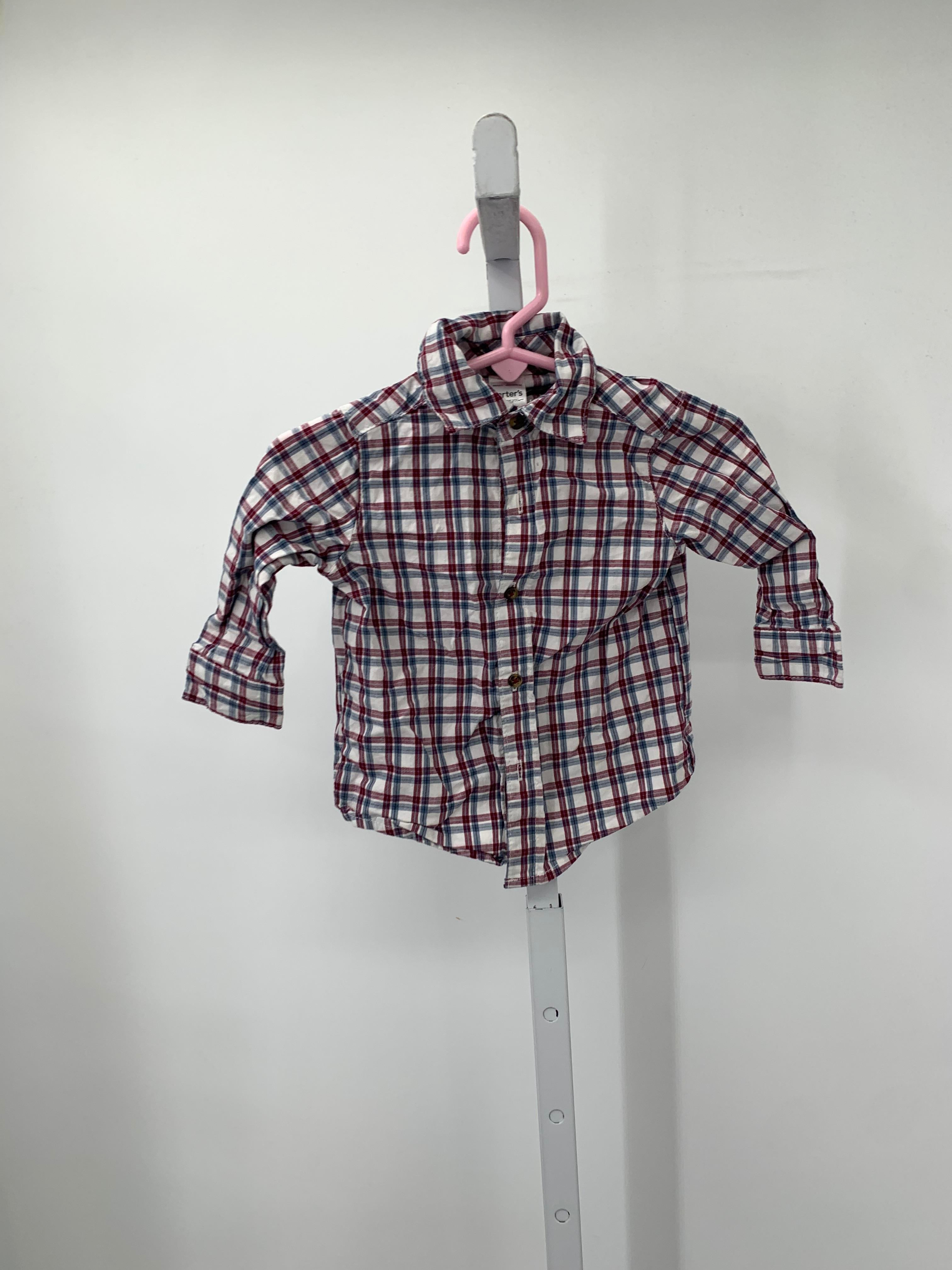 PLAID BTN DOWN