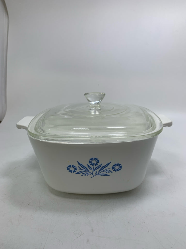 BLUE CORNFLOWER W/ LID.
