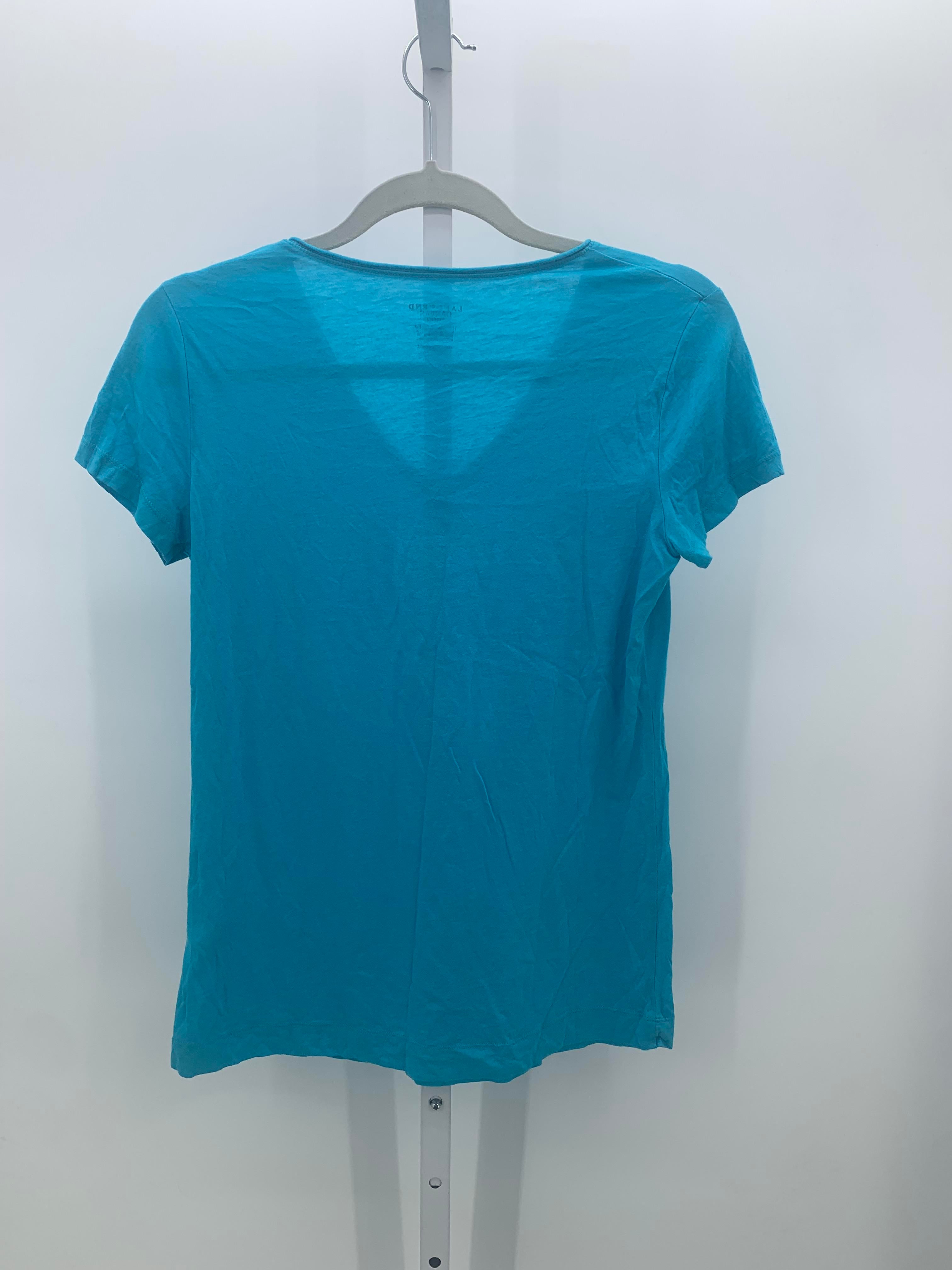 Lands End Size Small Misses Short Sleeve Shirt