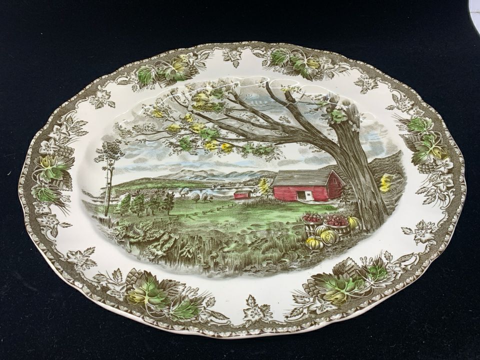 VTG OVAL SERVING PLATTER.