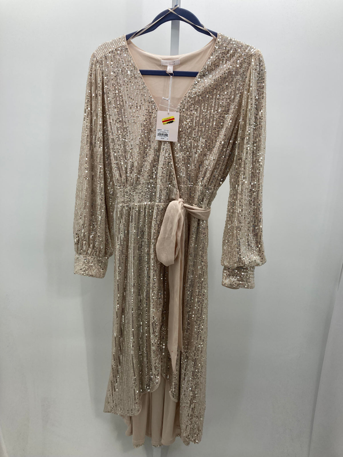 Lauren Conrad Size Large Misses Long Sleeve Dress