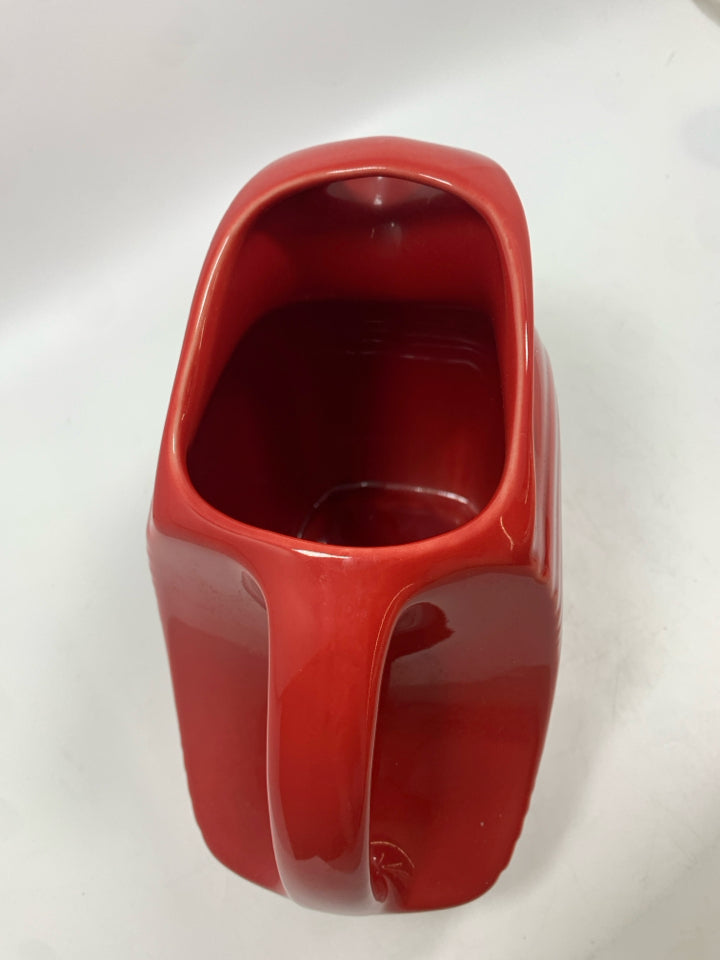 RED FIESTA WARE PITCHER.