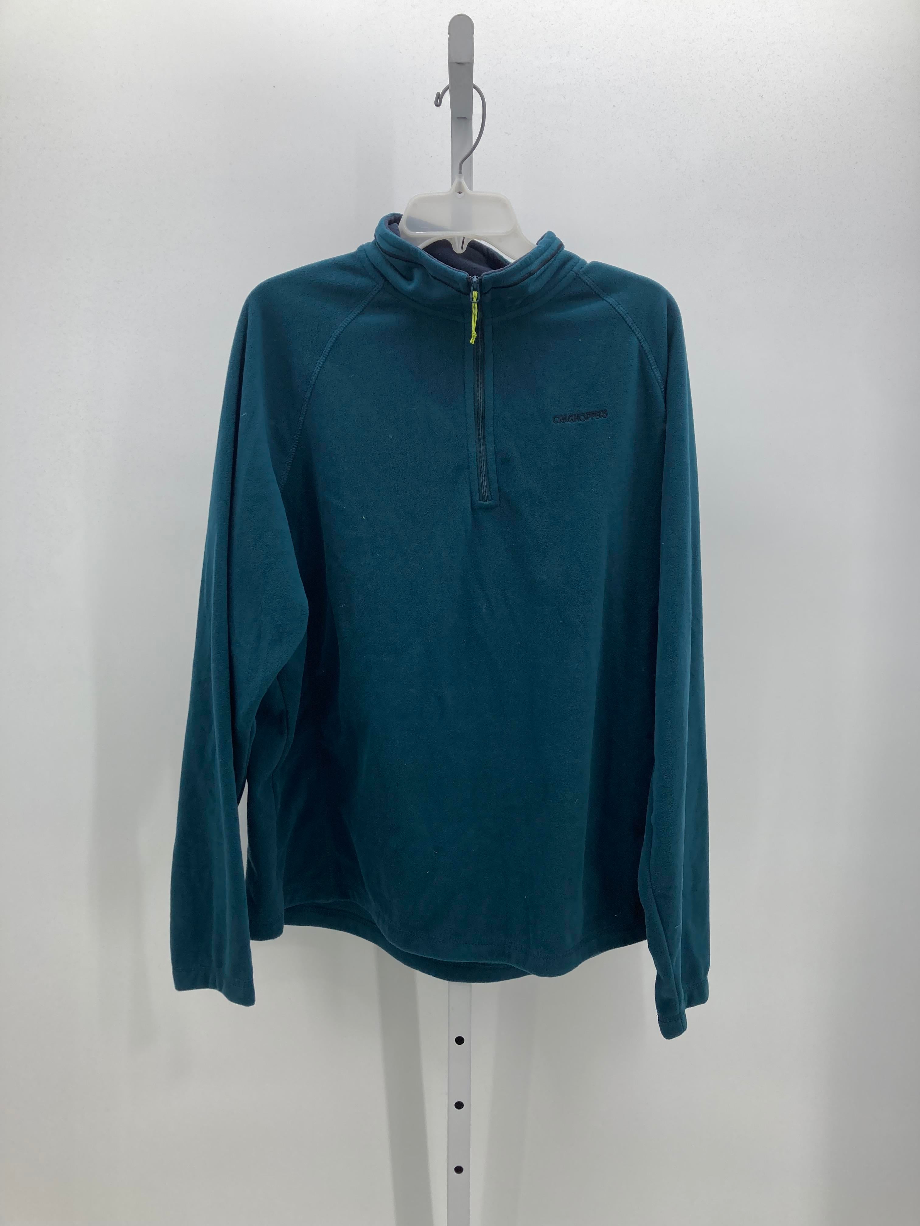 PARTIAL ZIP FLEECE.