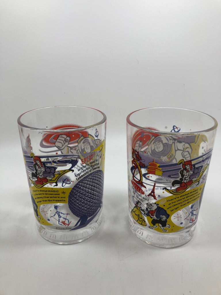2 DISNEY 100 YEARS OF MAGIC TUMBLERS.