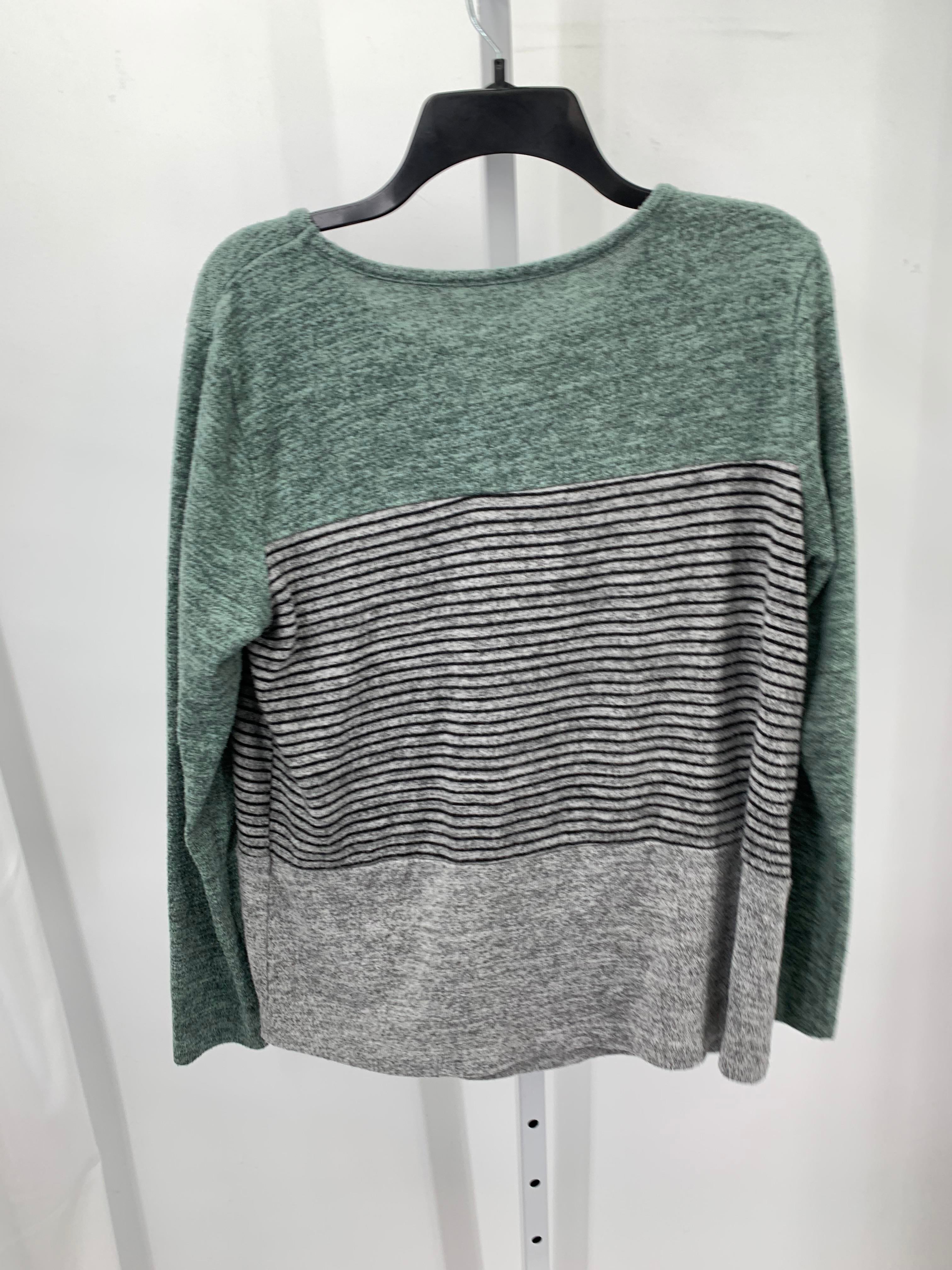 St. Johns Bay Size Large Petite Petite Long Sleeve Shirt