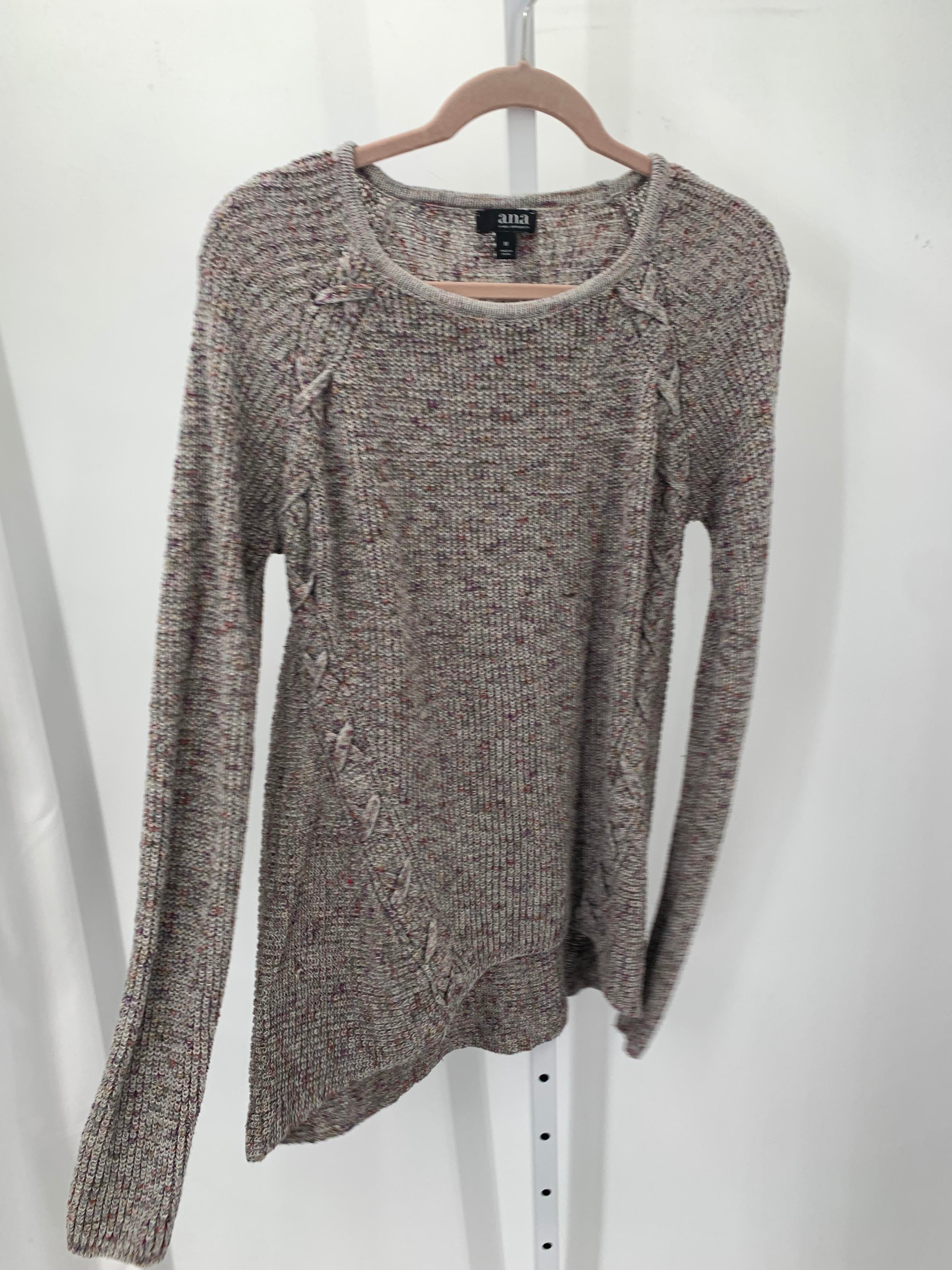 A.N.A. Size Medium Misses Long Slv Sweater
