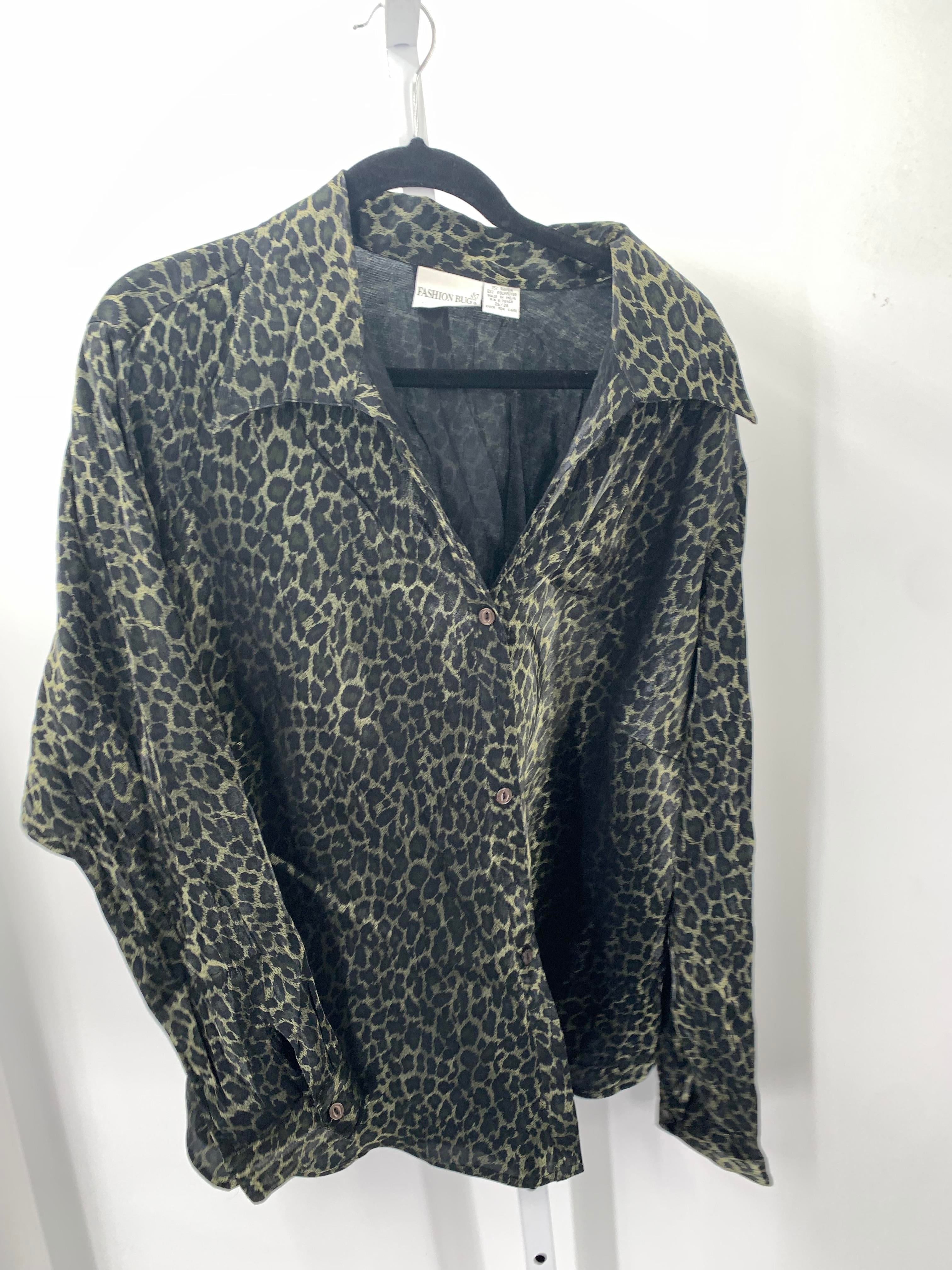 Fashion Bug Size 26/28 W Womens Long Sleeve Shirt