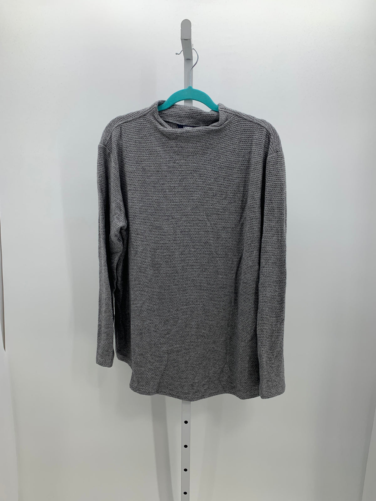 Lands End Size Large Misses Long Slv Sweater