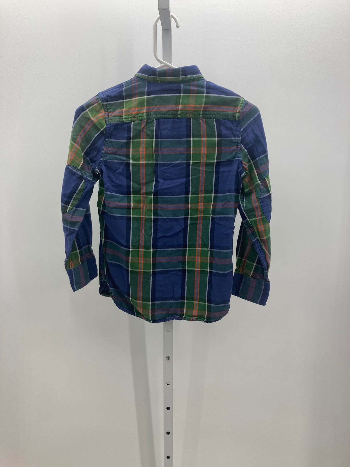 PLAID BTN DOWN
