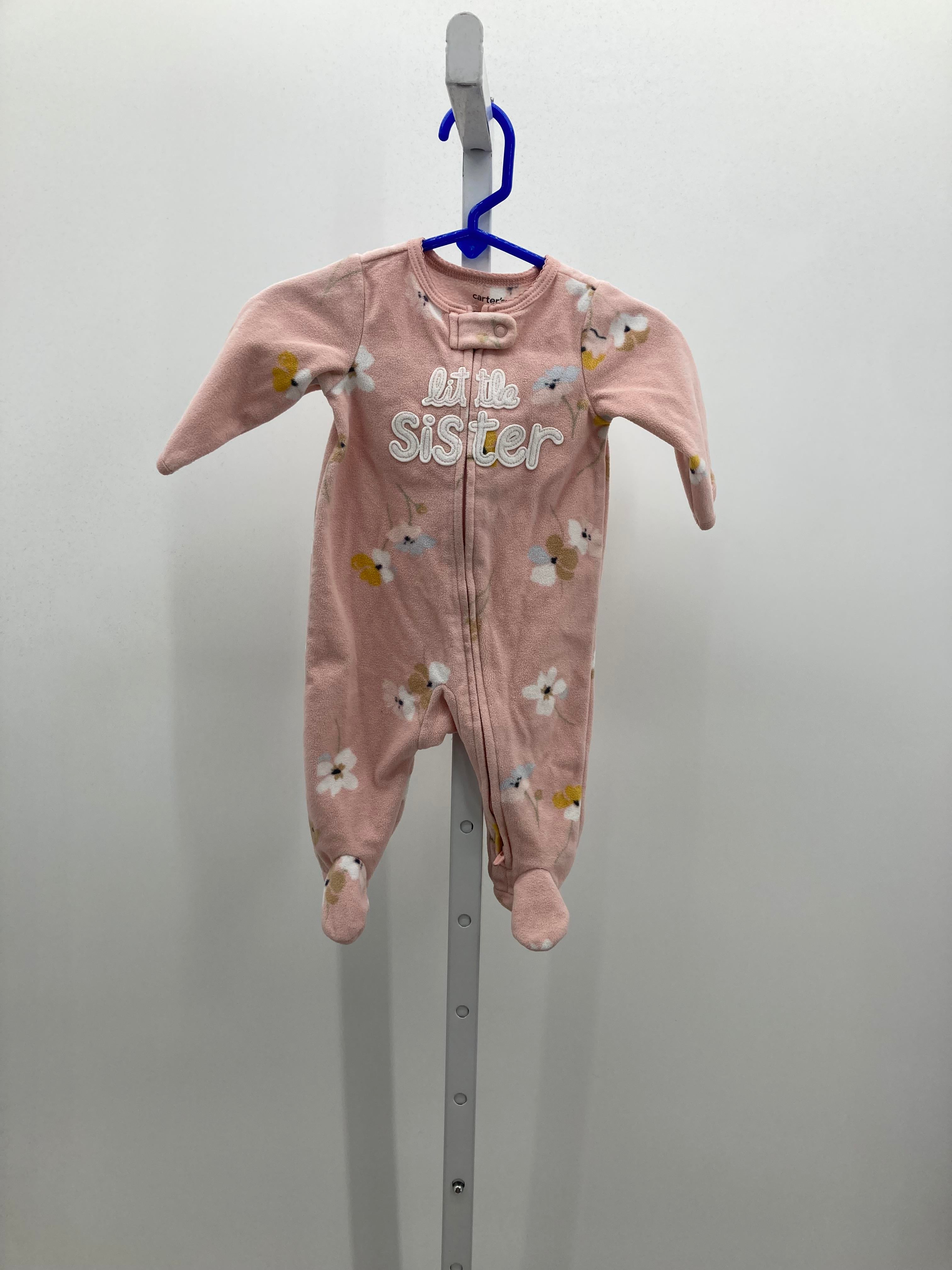 Carters Size 3 Months Girls Long Slv. Romper