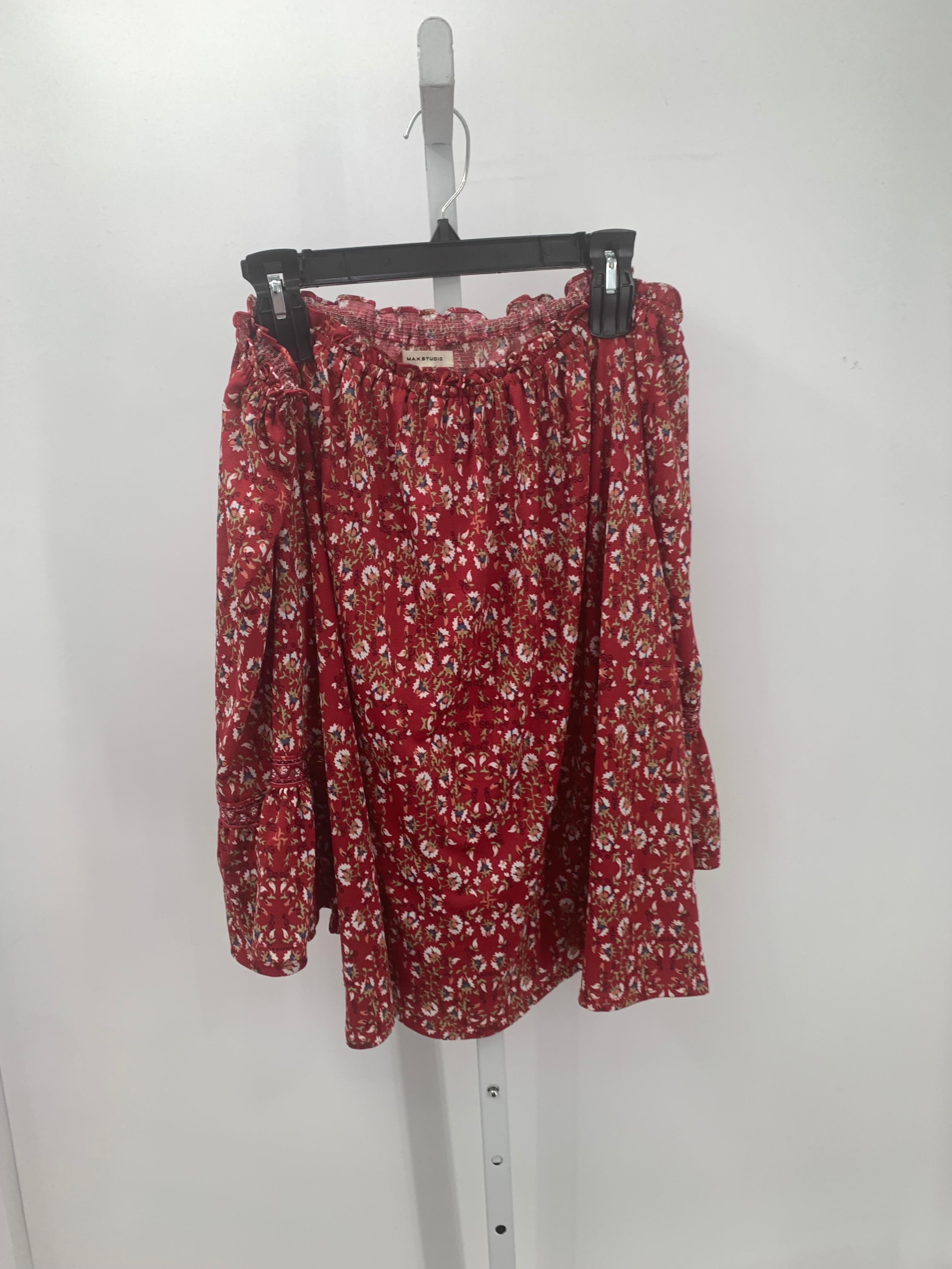 Max Studio Size 2X Womens Long Sleeve Shirt