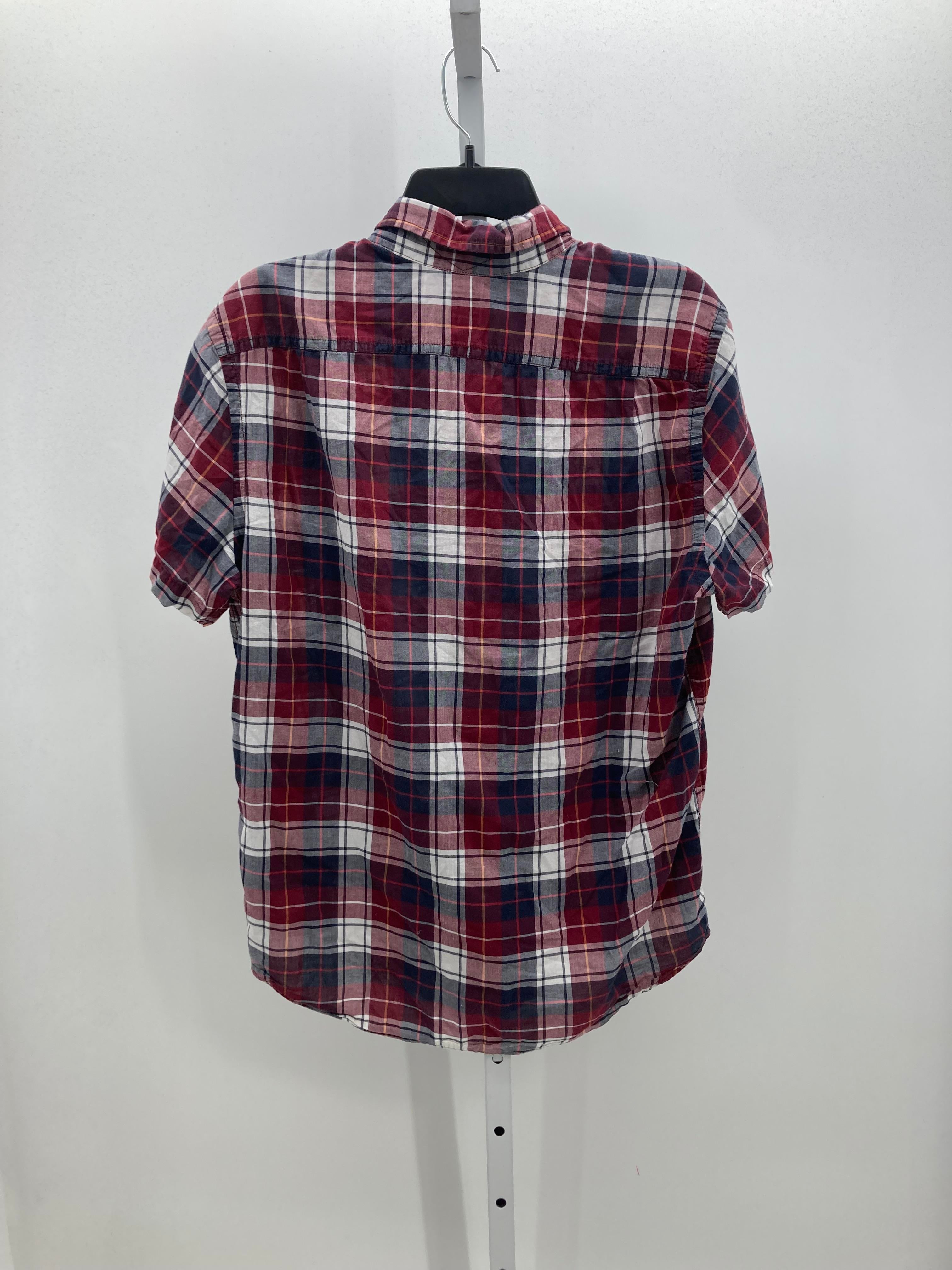 NAVY WHITE PLAID