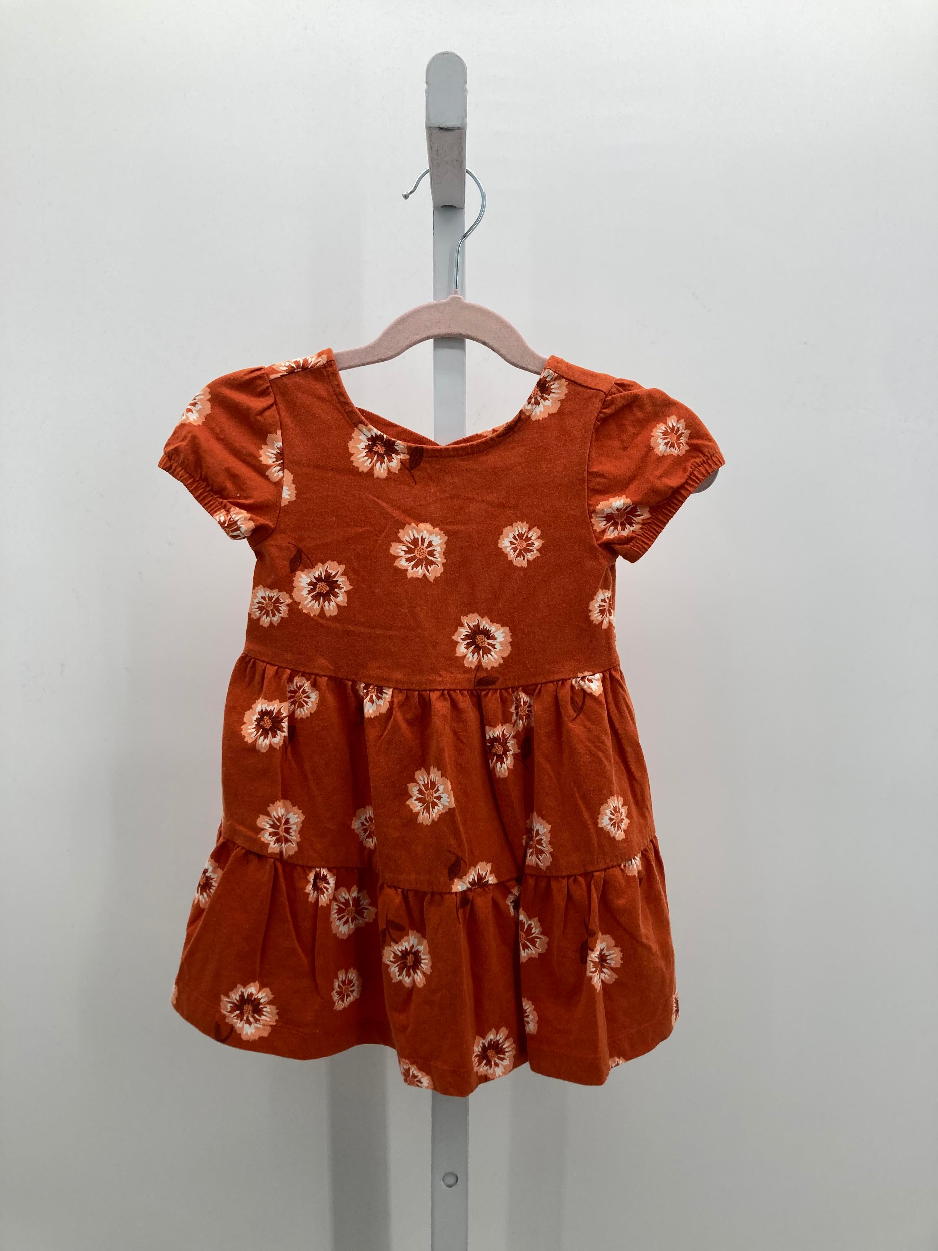 Carters Size 2T Girls Short Sleeve Dress