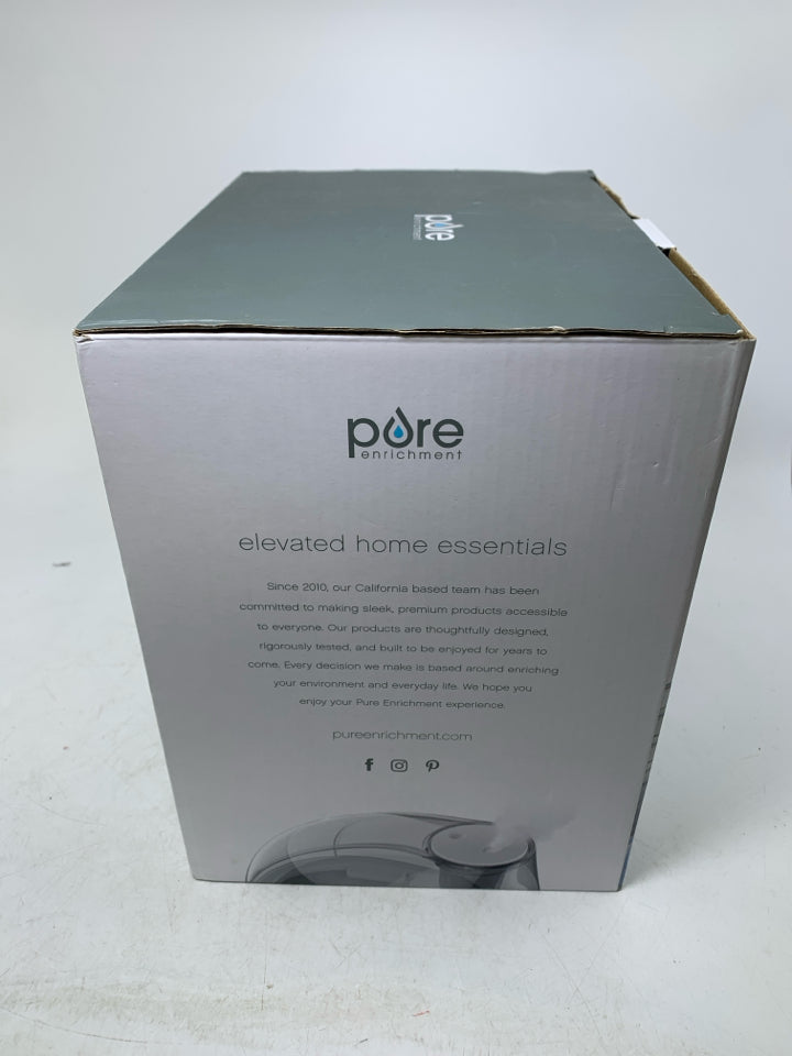 NIB PURE ENRICHMENT MISTAIRE ULTRASONIC COOL MIST HUMIDIFIER.