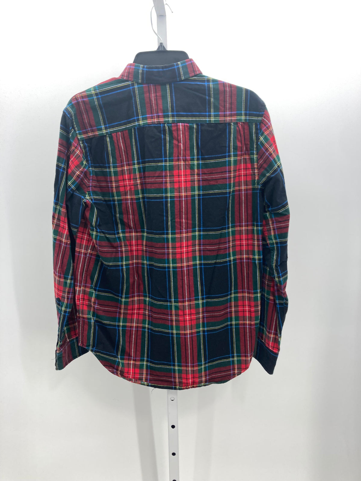 PLAID BTN DOWN