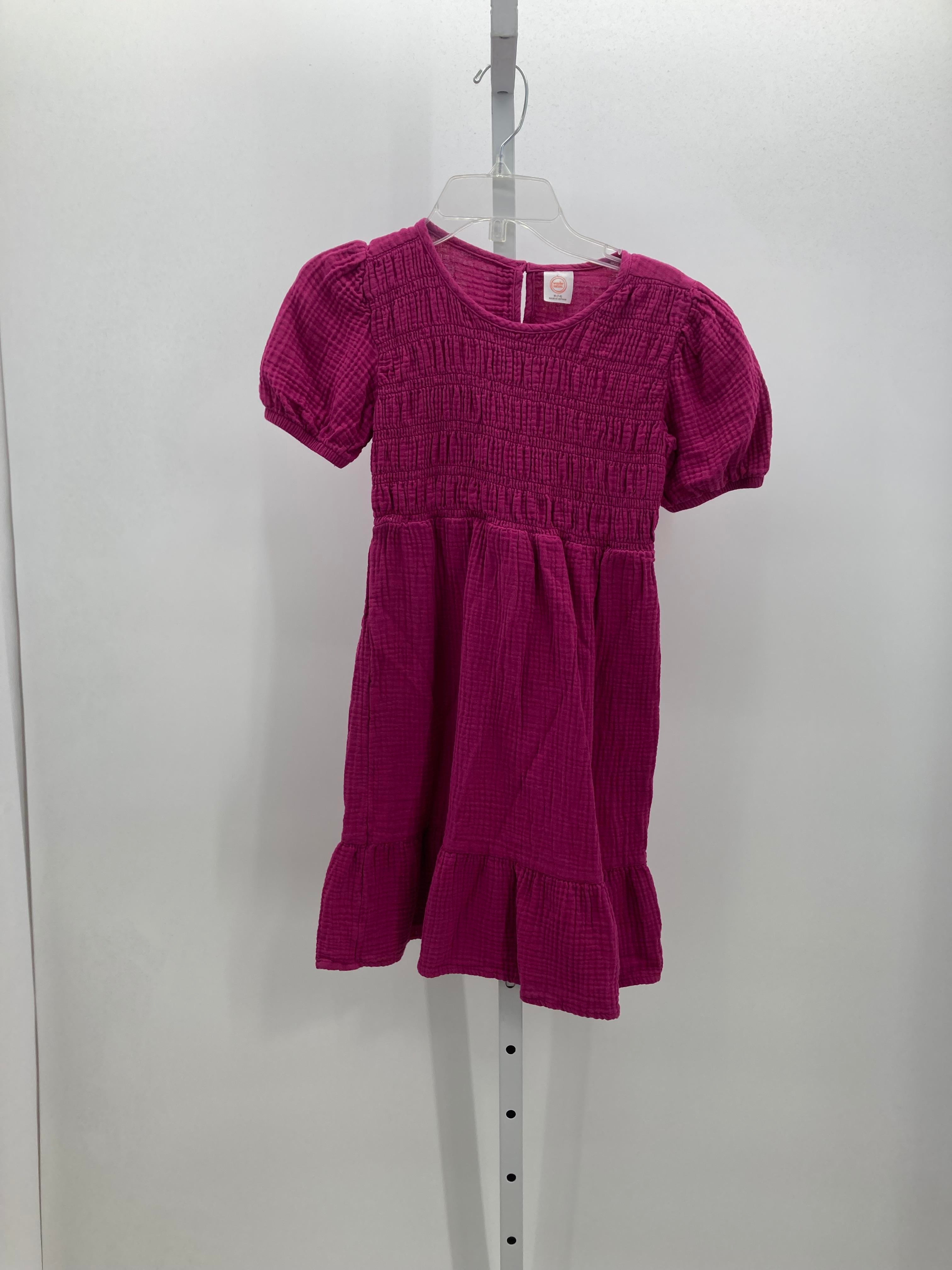 Wonder Nation Size 7-8 Girls Short Sleeve Dress