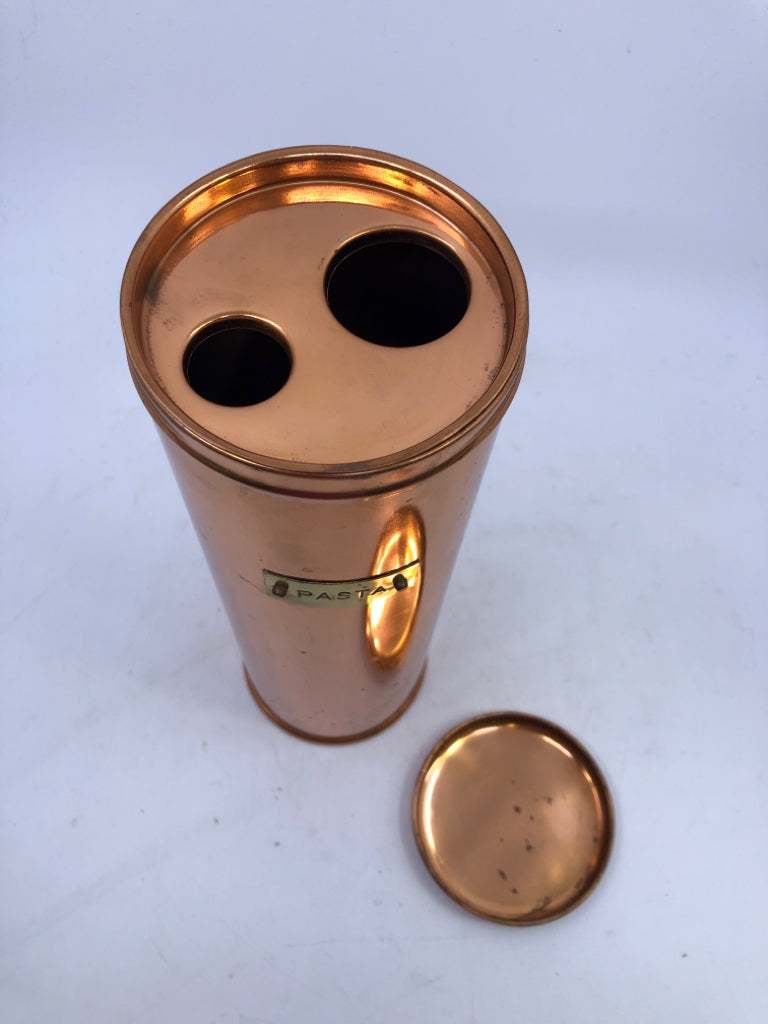 COPPER PASTA CONTAINER.
