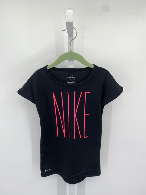 Nike Size 4T Girls Short Sleeve Shirt