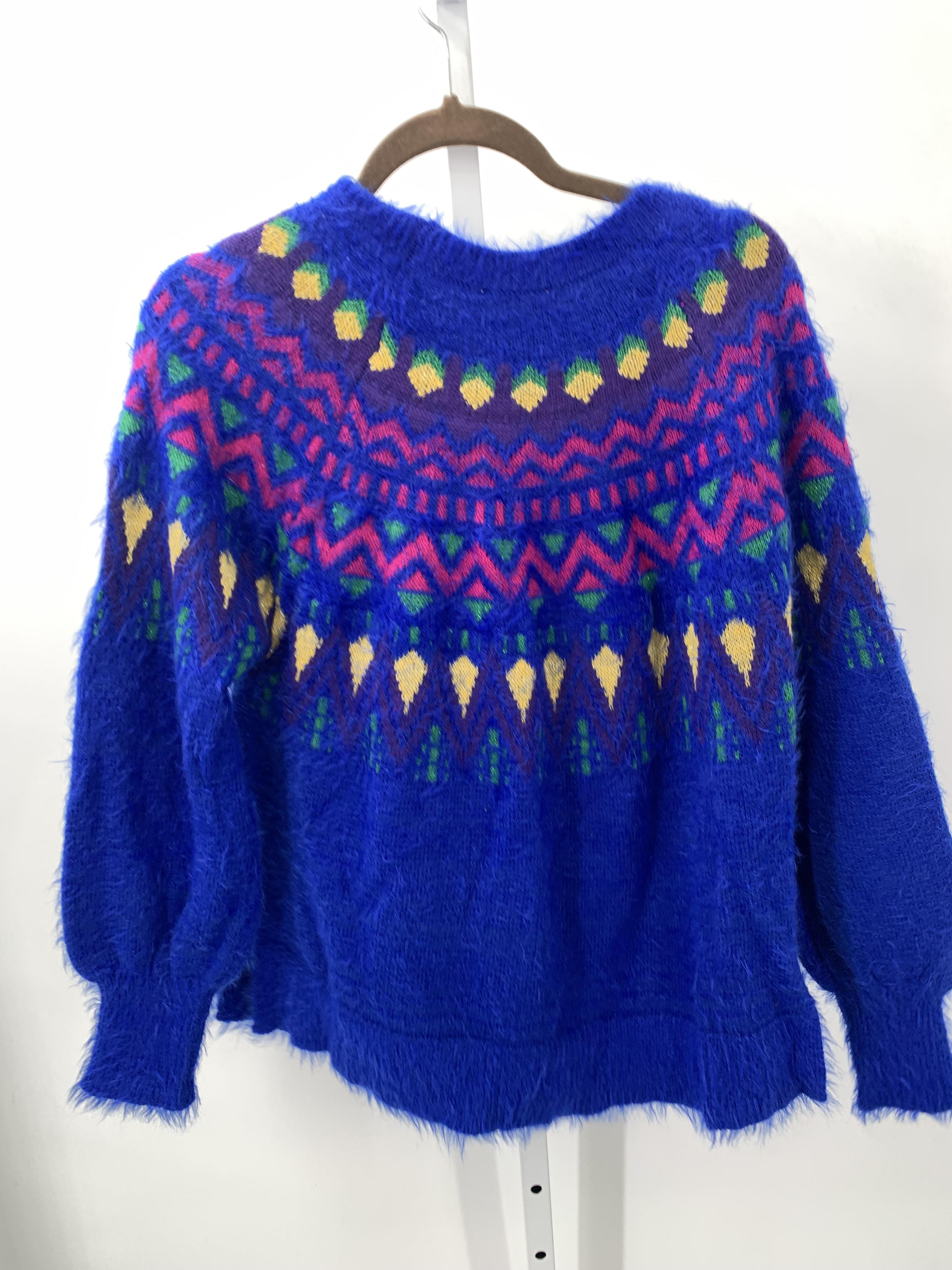 Time and Tru Size Large Misses Long Slv Sweater