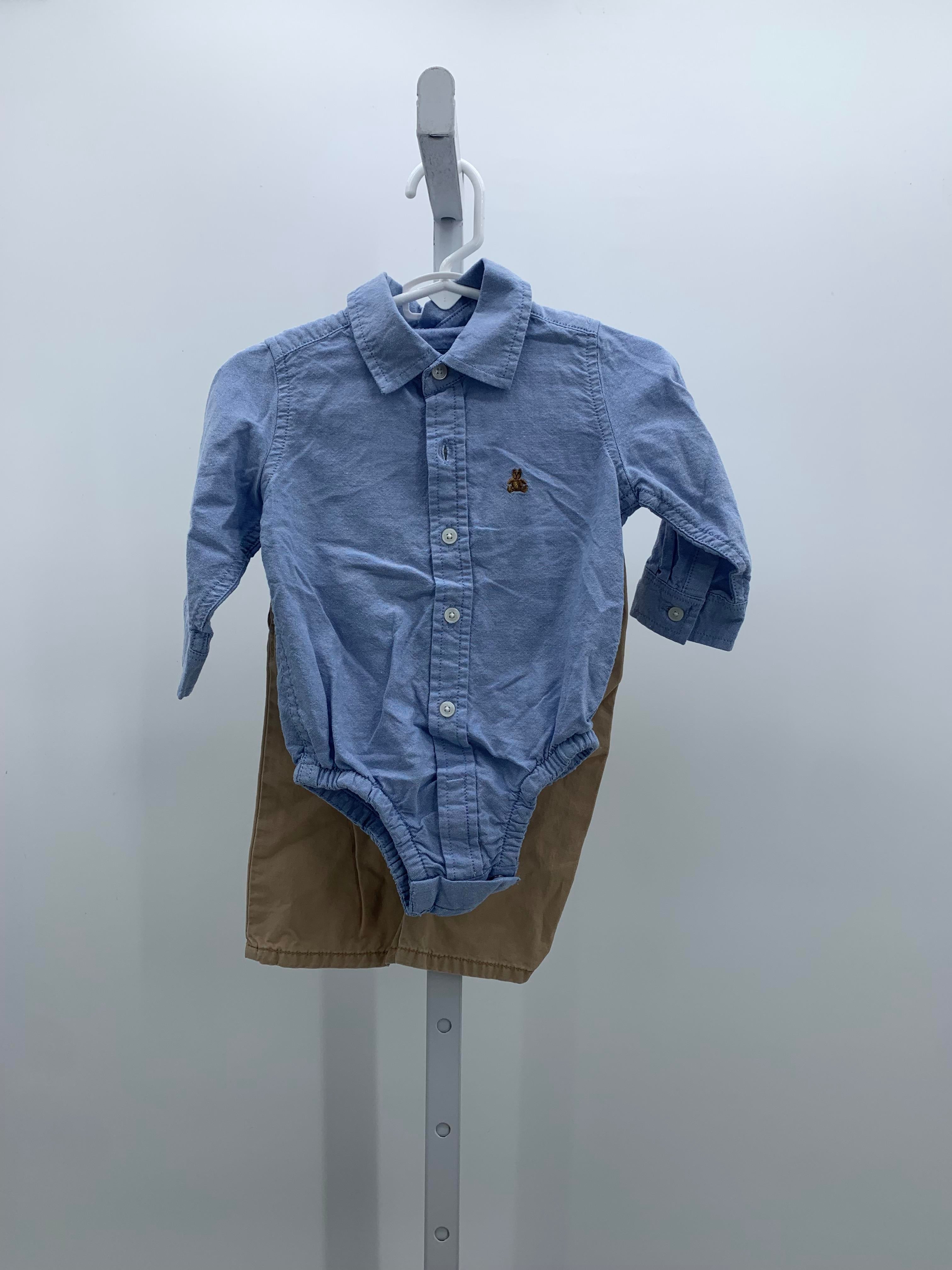 BTN DOWN SHIRT AND TAN PANTS