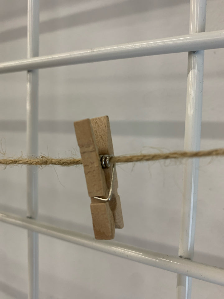 FRAMED CLOTHES PIN PHOTO-HOLDER.